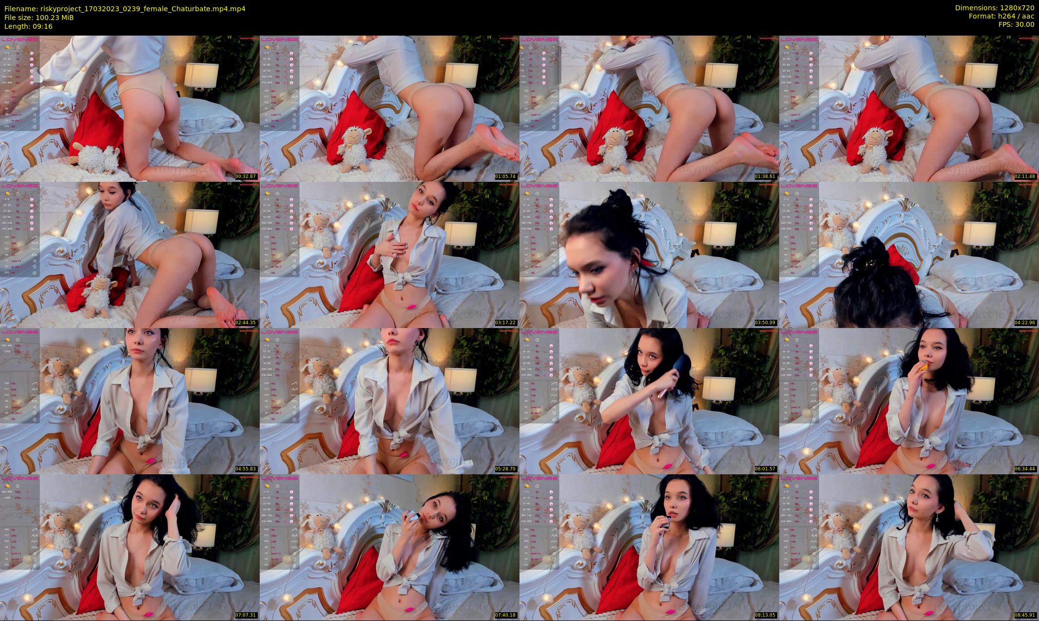 riskyproject — 10 minute Chaturbate couple cam show recording, 720p, Mar 17, 2023