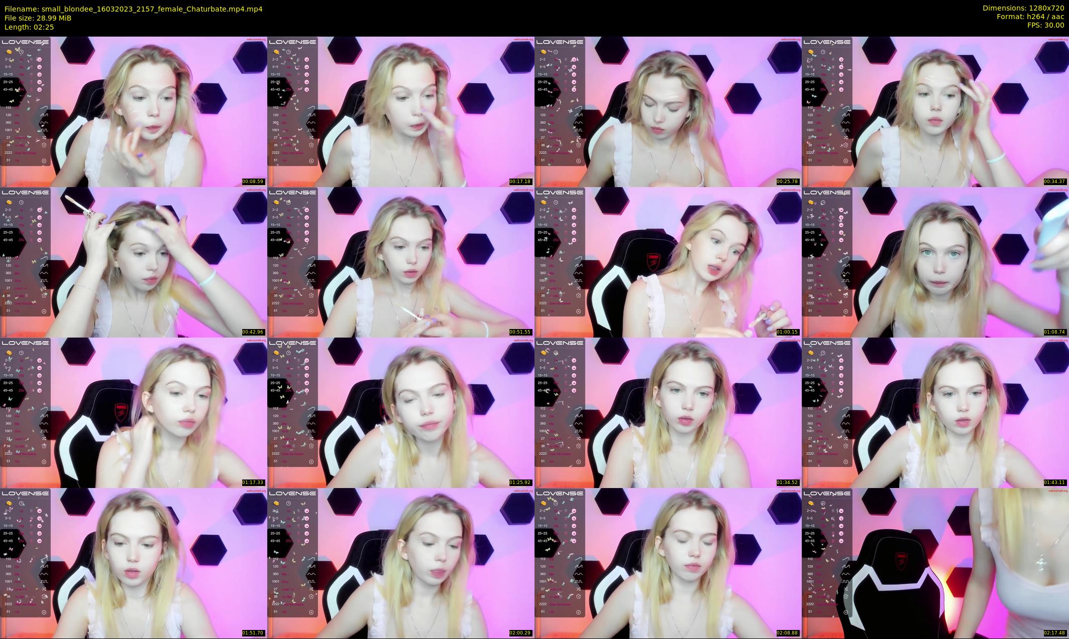 small_blondee — 3 minute Chaturbate female cam show recording, 720p, Mar 16, 2023