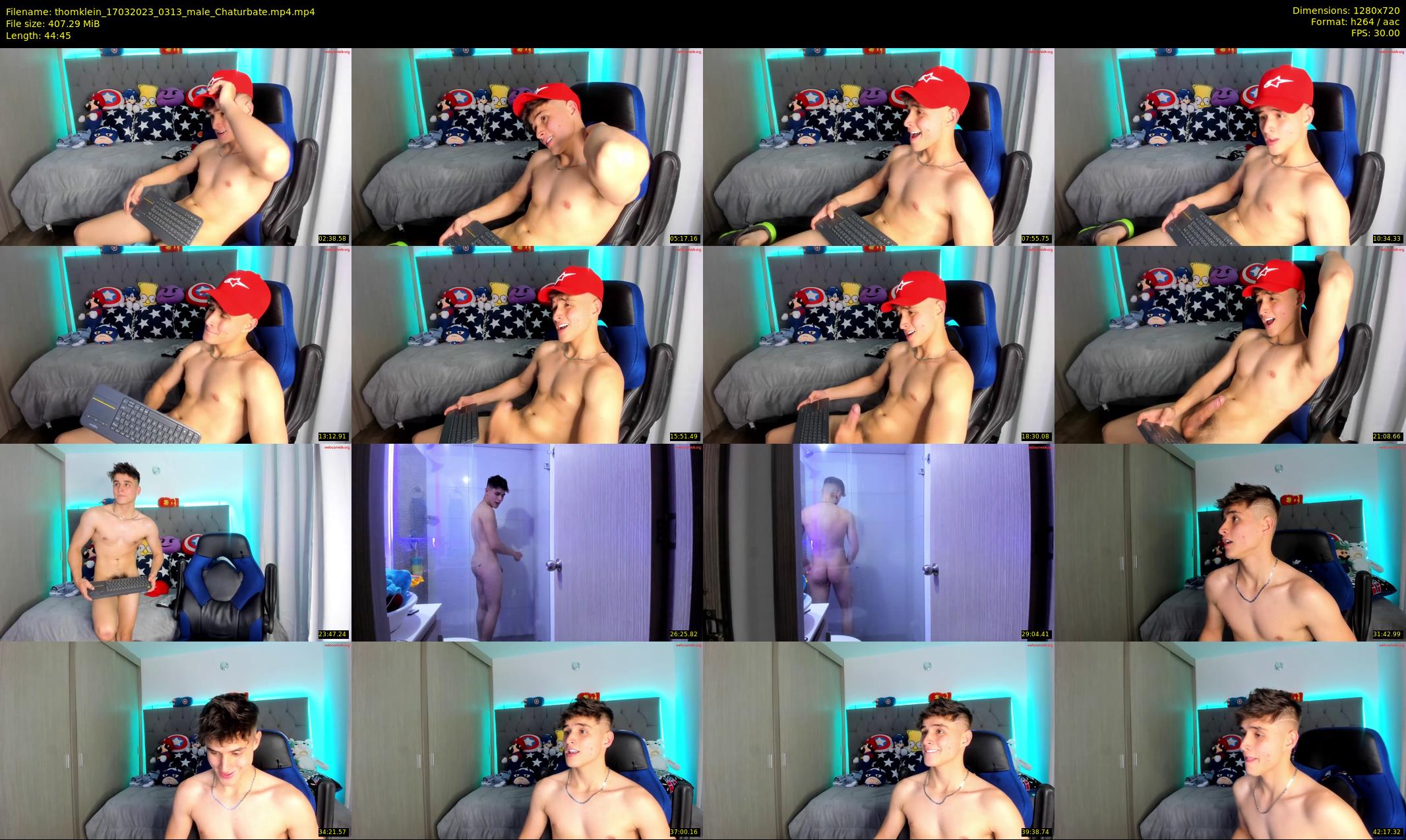 thomklein — 45 minute Chaturbate male cam show recording, 720p, Mar 17, 2023