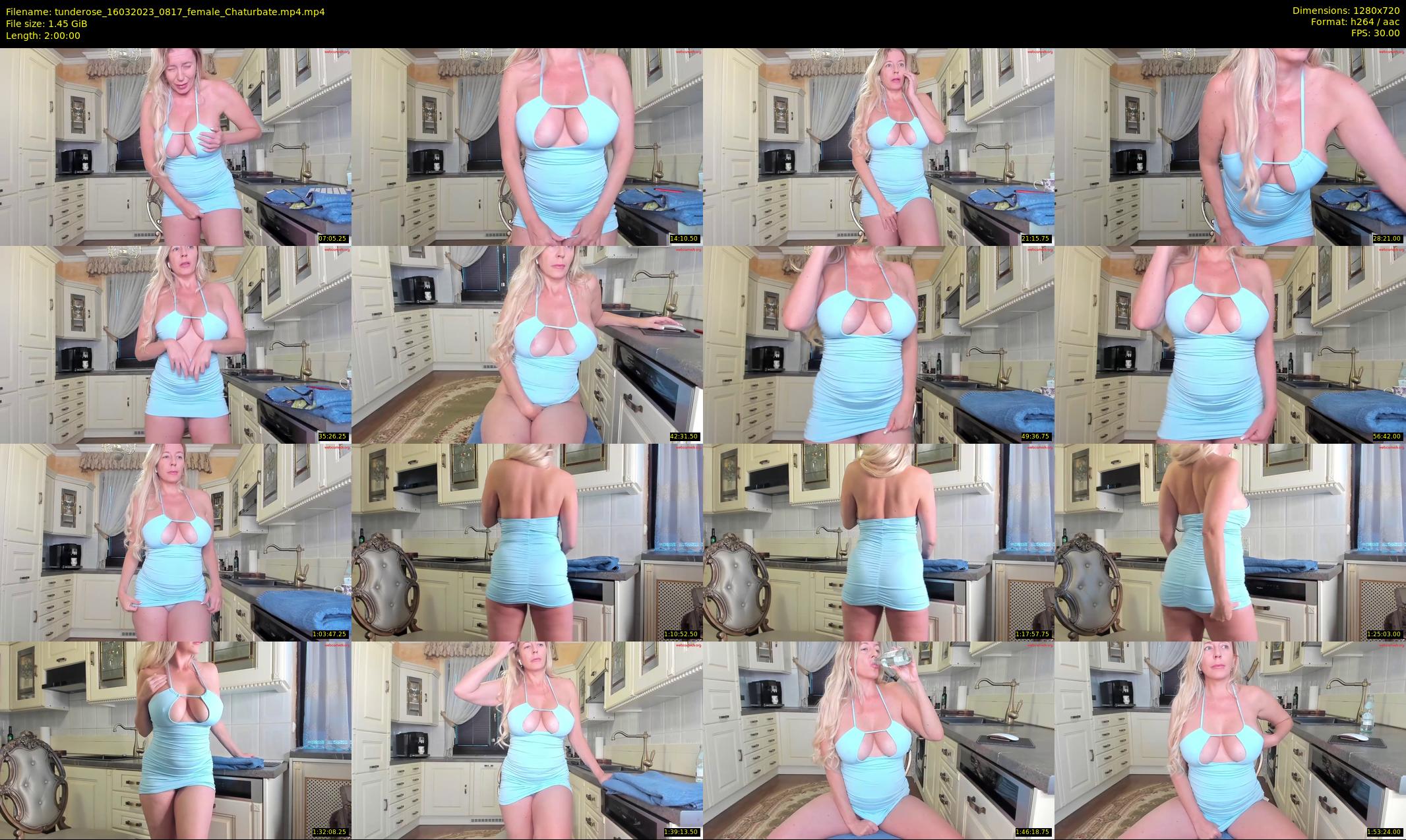 tunderose — 120 minute Chaturbate female cam show recording, 720p, Mar 16, 2023