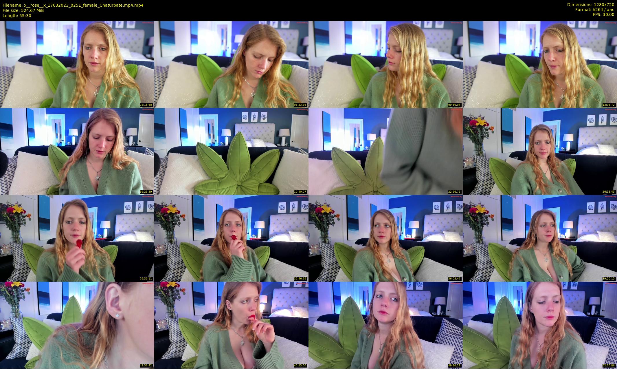 x__rose__x — 56 minute Chaturbate female cam show recording, 720p, Mar 17, 2023