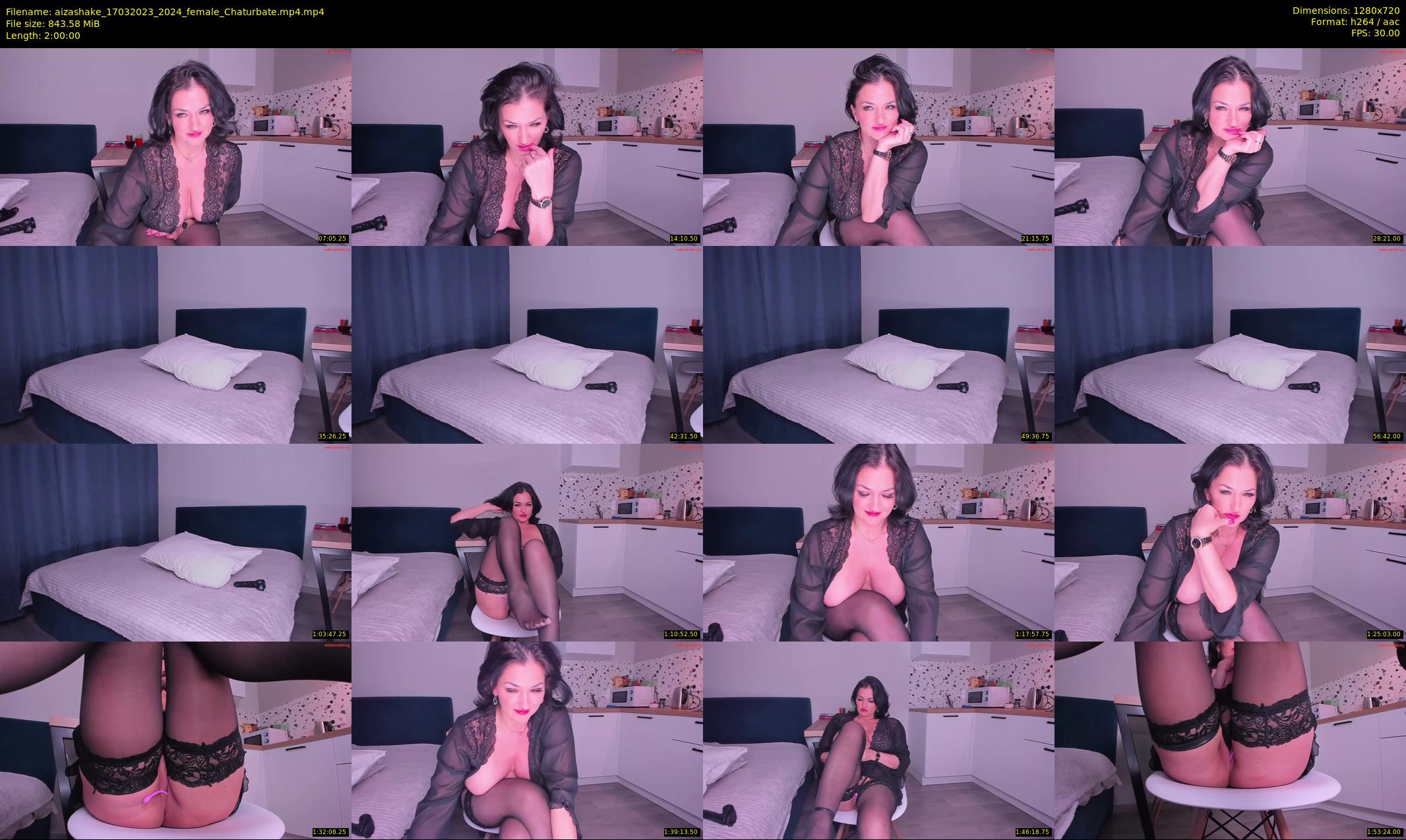 aizashake — 120 minute Chaturbate female cam show recording, 720p, Mar 17, 2023