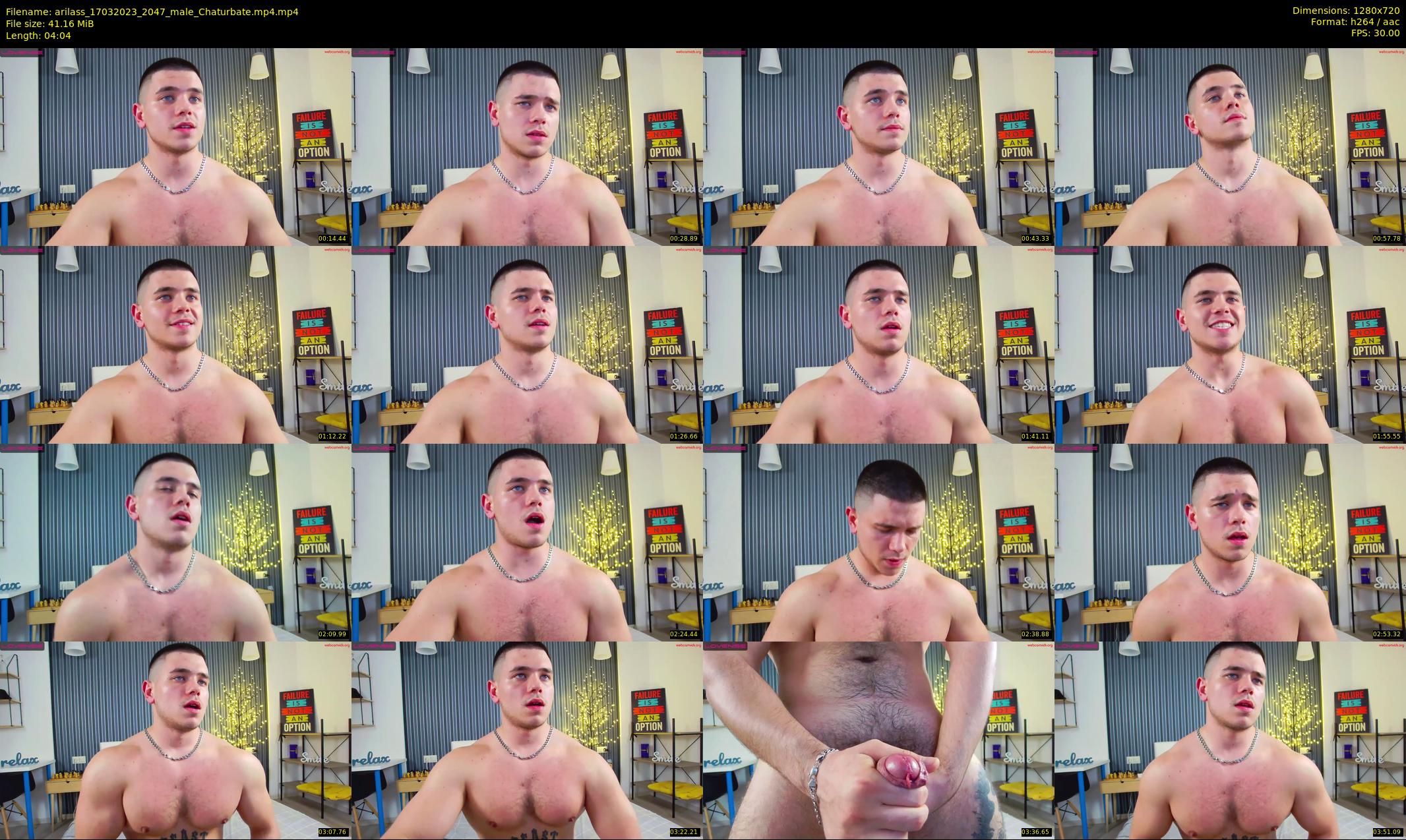 arilass — 5 minute Chaturbate male cam show recording, 720p, Mar 17, 2023