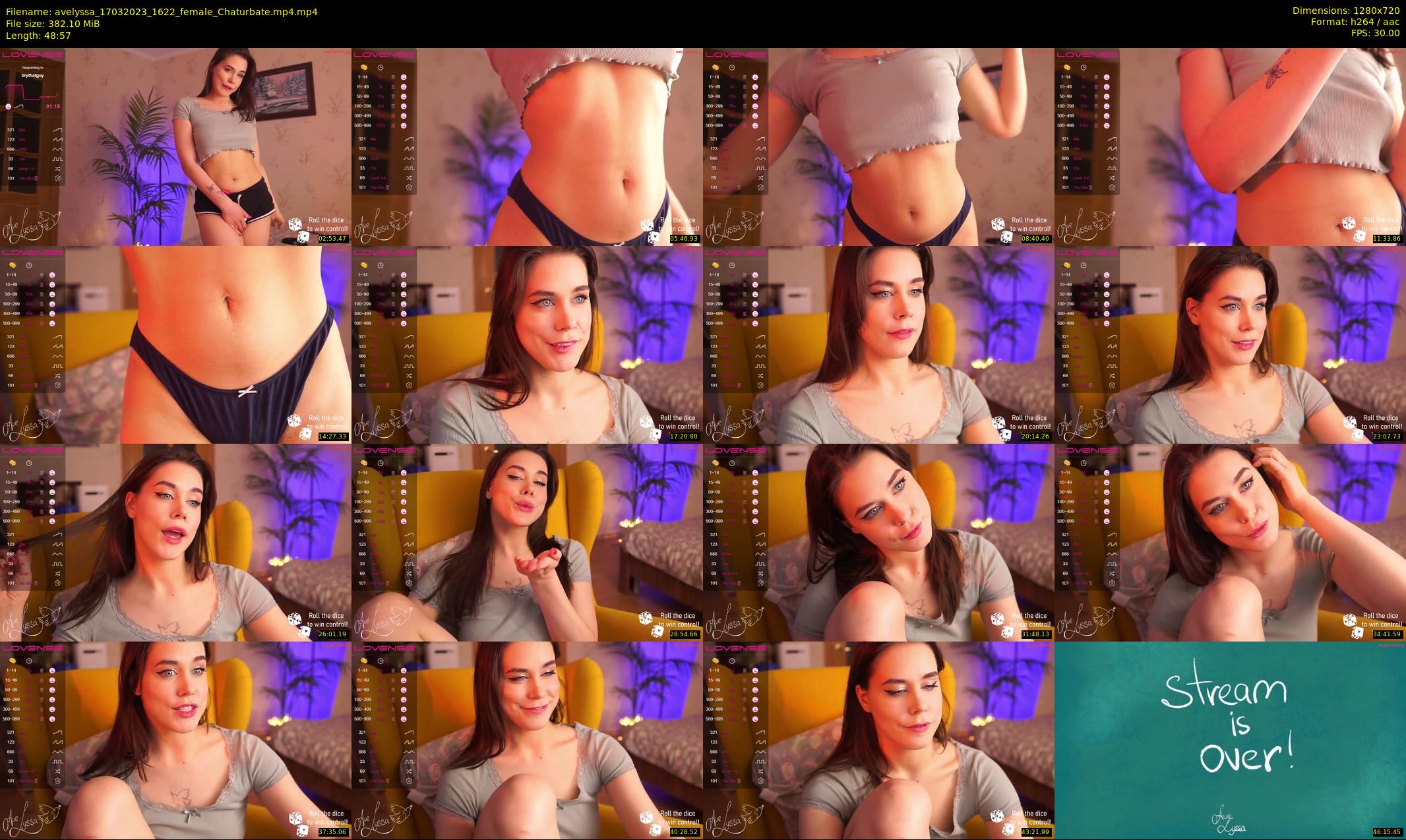avelyssa — 49 minute Chaturbate female cam show recording, 720p, Mar 17, 2023