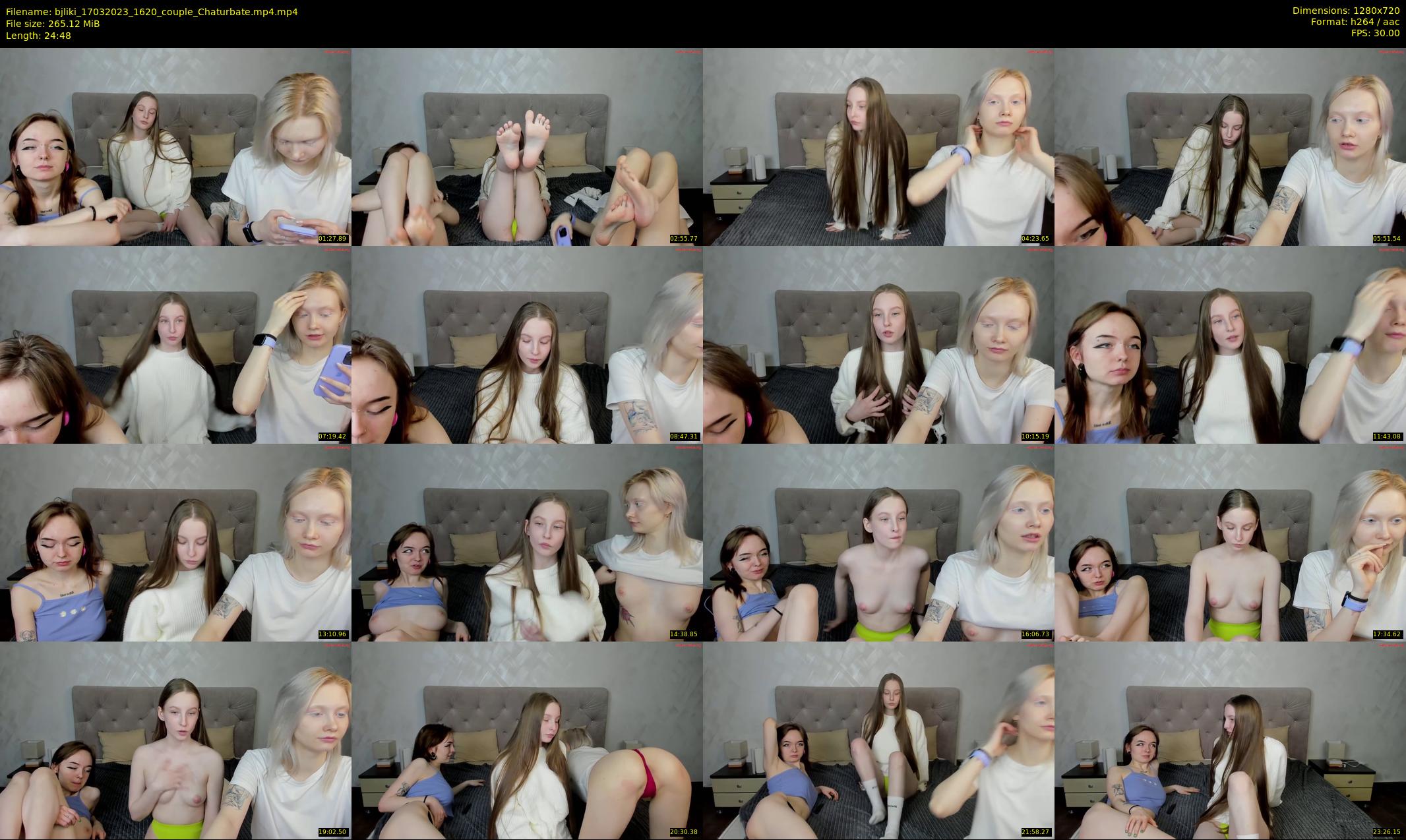 bjliki — 25 minute Chaturbate couple cam show recording, 720p, Mar 17, 2023