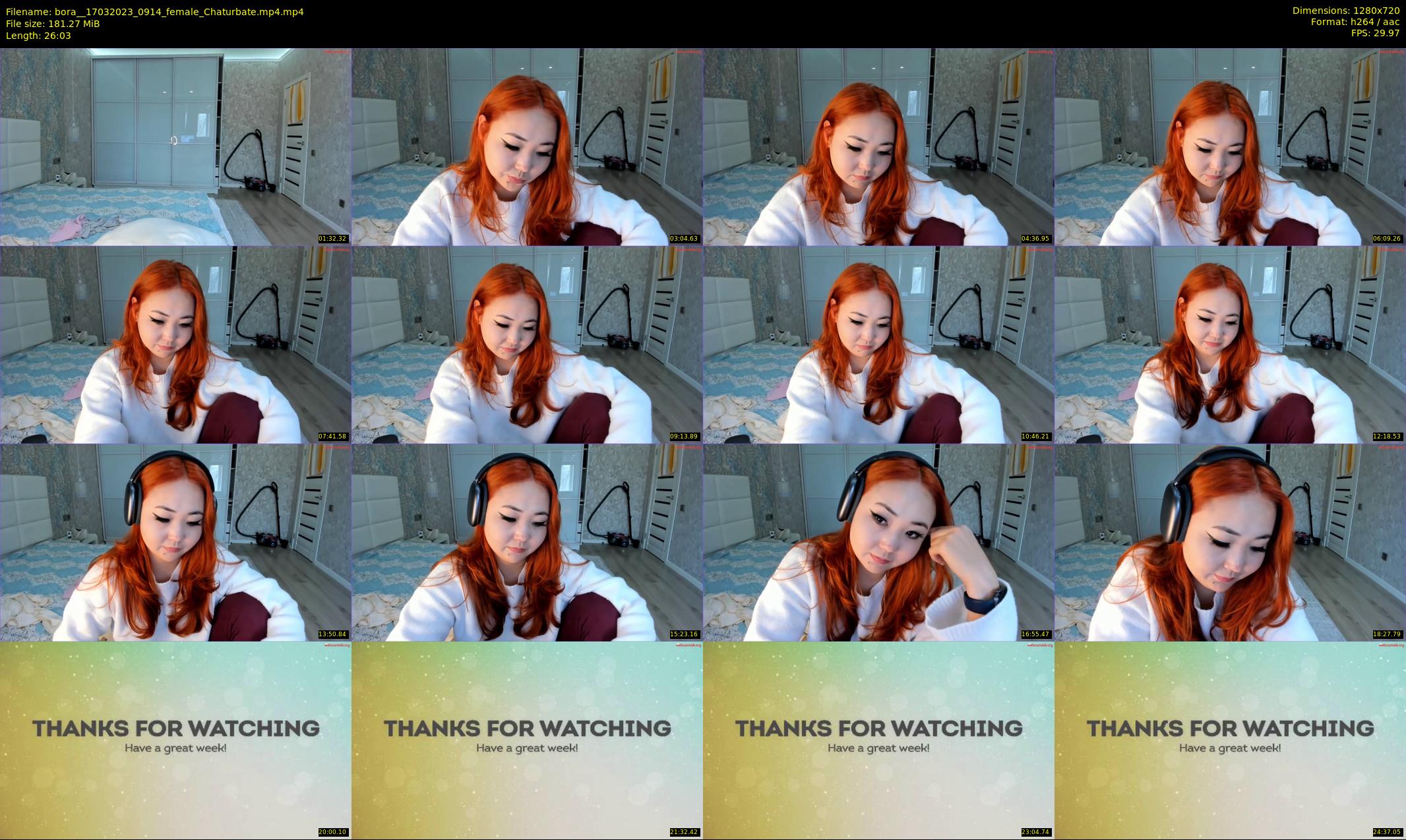 bora_ — 27 minute Chaturbate female cam show recording, 720p, Mar 17, 2023