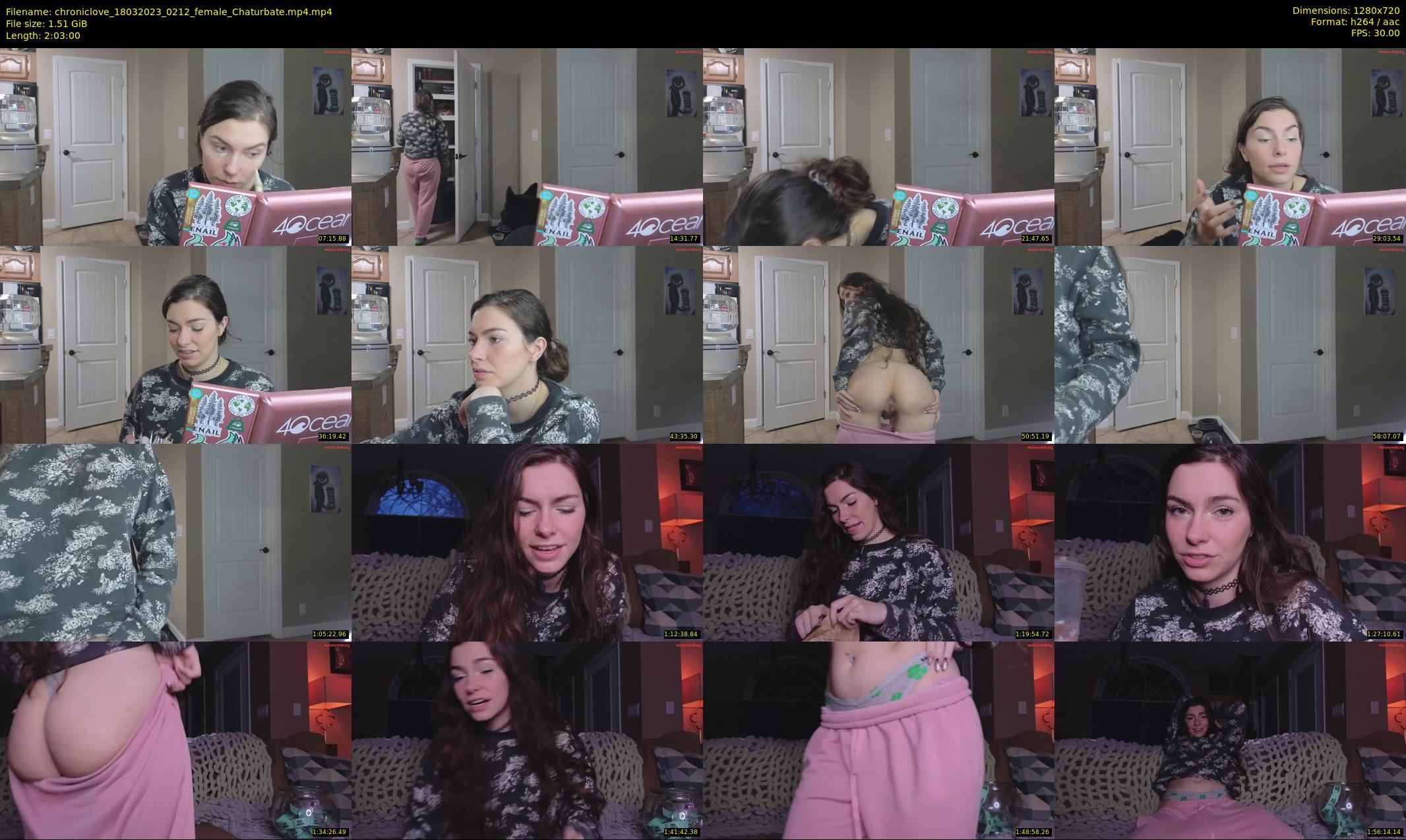 chroniclove — 123 minute Chaturbate female cam show recording, 720p, Mar 18, 2023