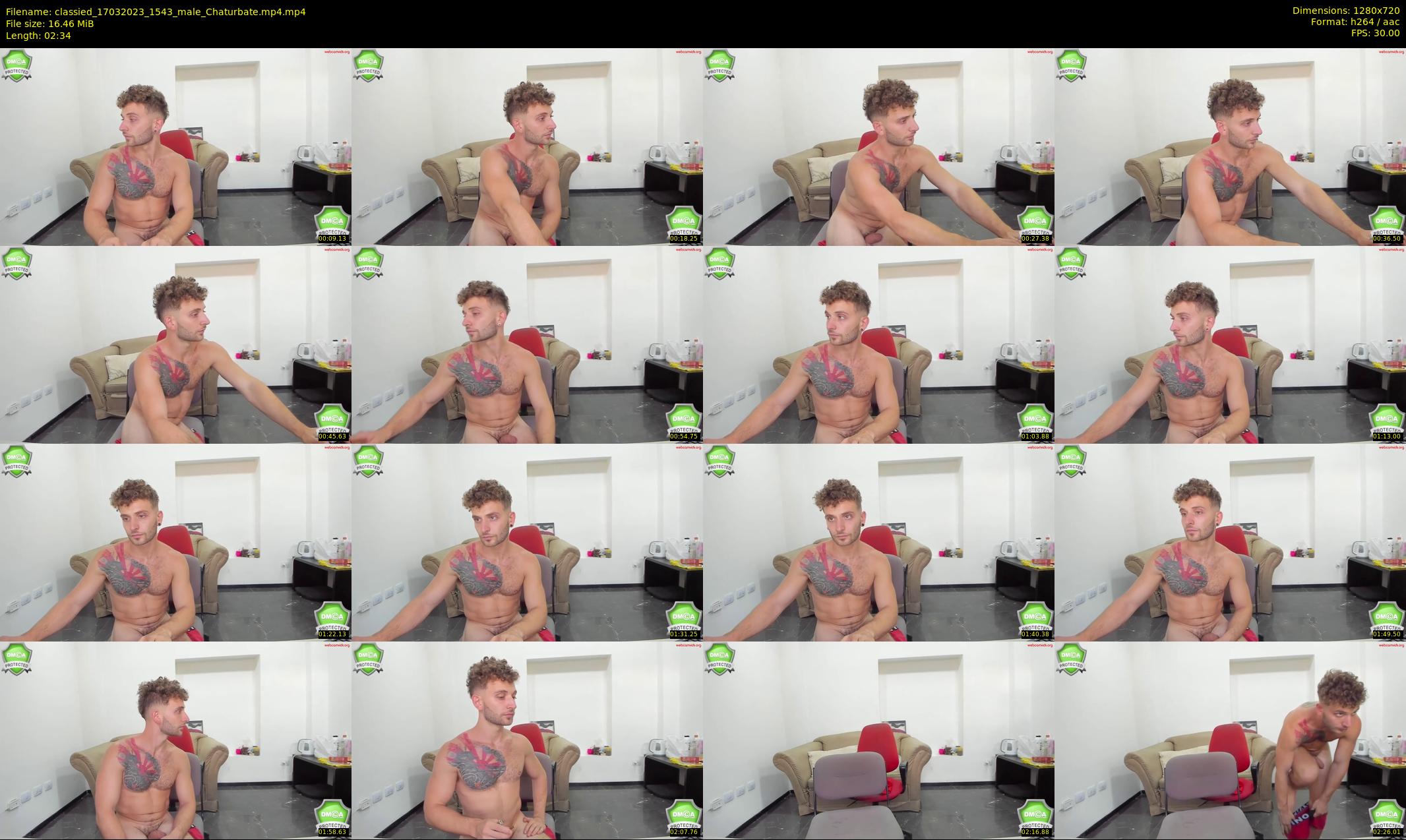 classied — 3 minute Chaturbate male cam show recording, 720p, Mar 17, 2023
