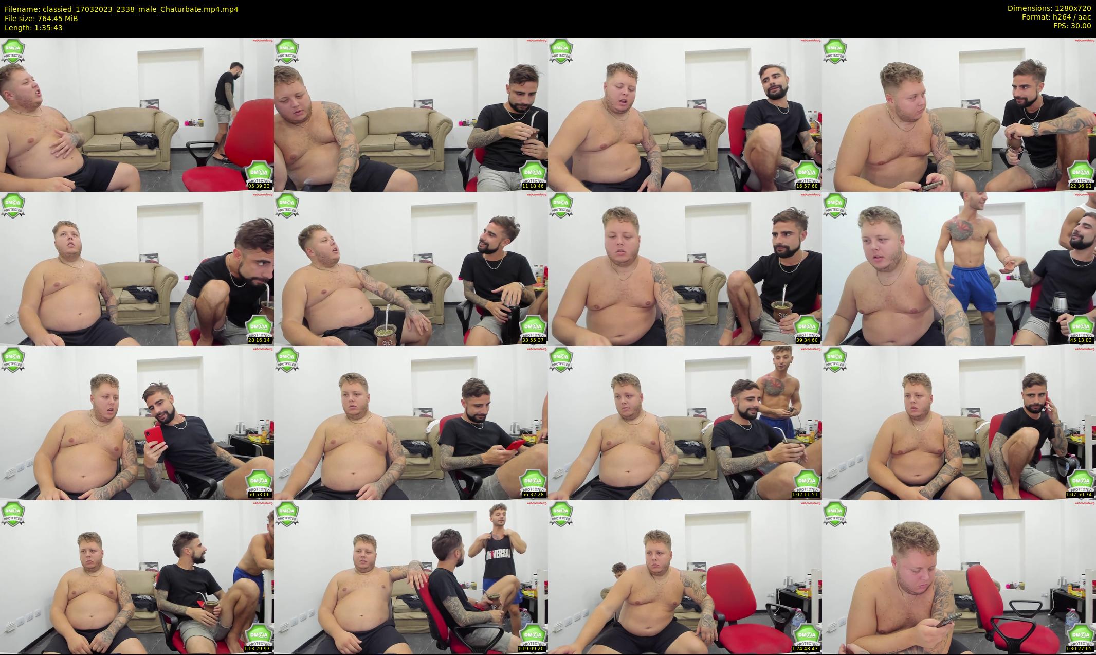 classied — 96 minute Chaturbate male cam show recording, 720p, Mar 17, 2023