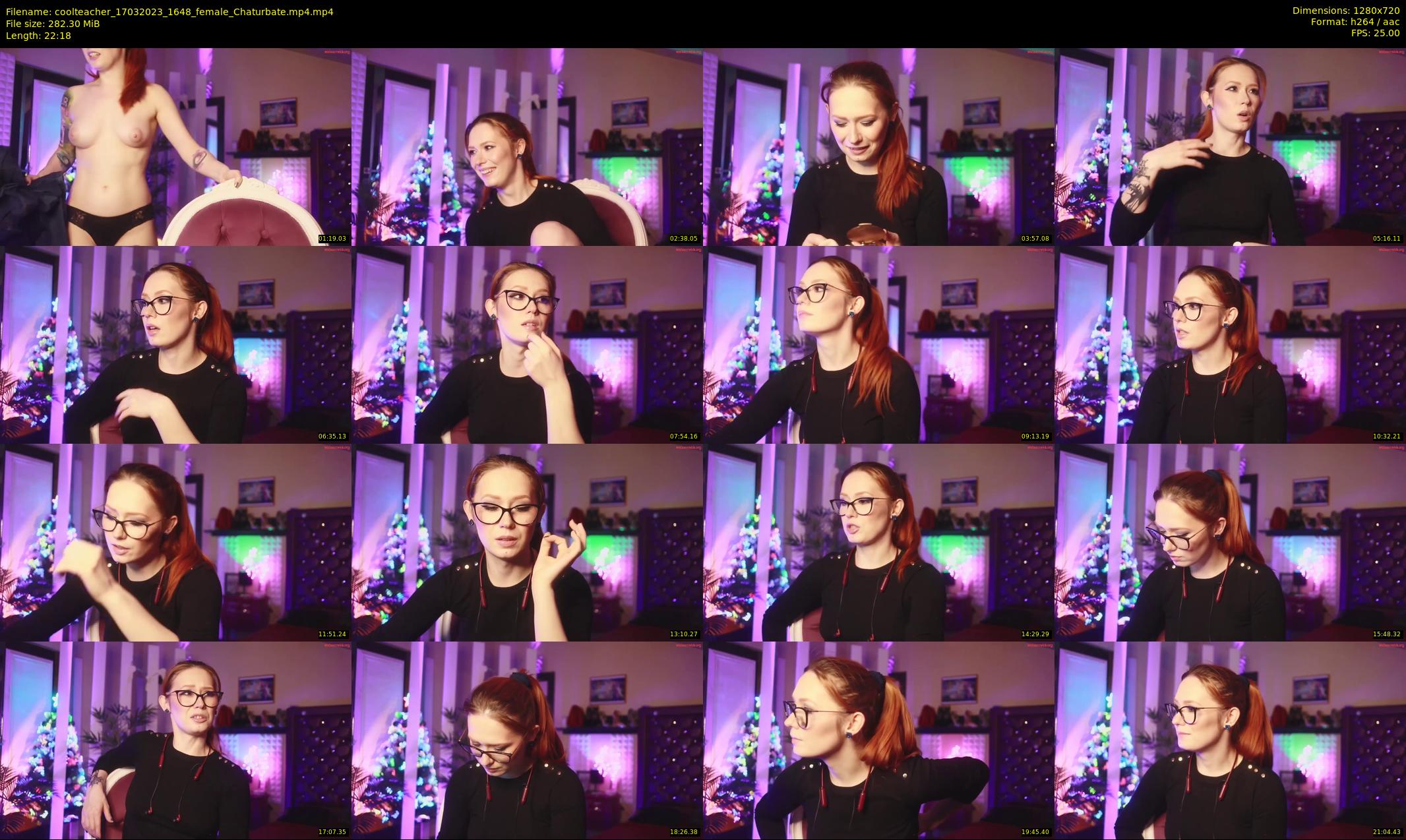 coolteacher — 23 minute Chaturbate female cam show recording, 720p, Mar 17, 2023