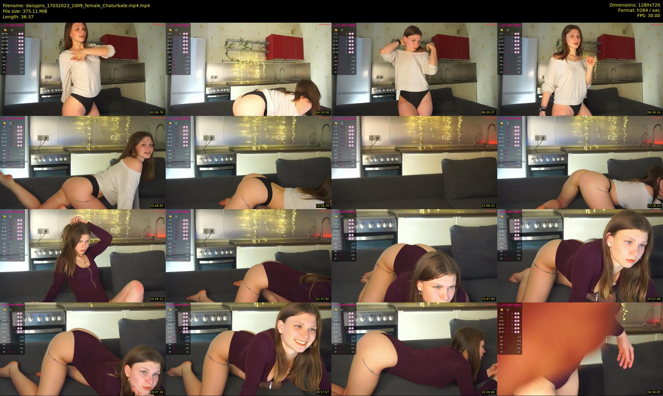 daisypro — 37 minute Chaturbate couple cam show recording, 720p, Mar 17, 2023