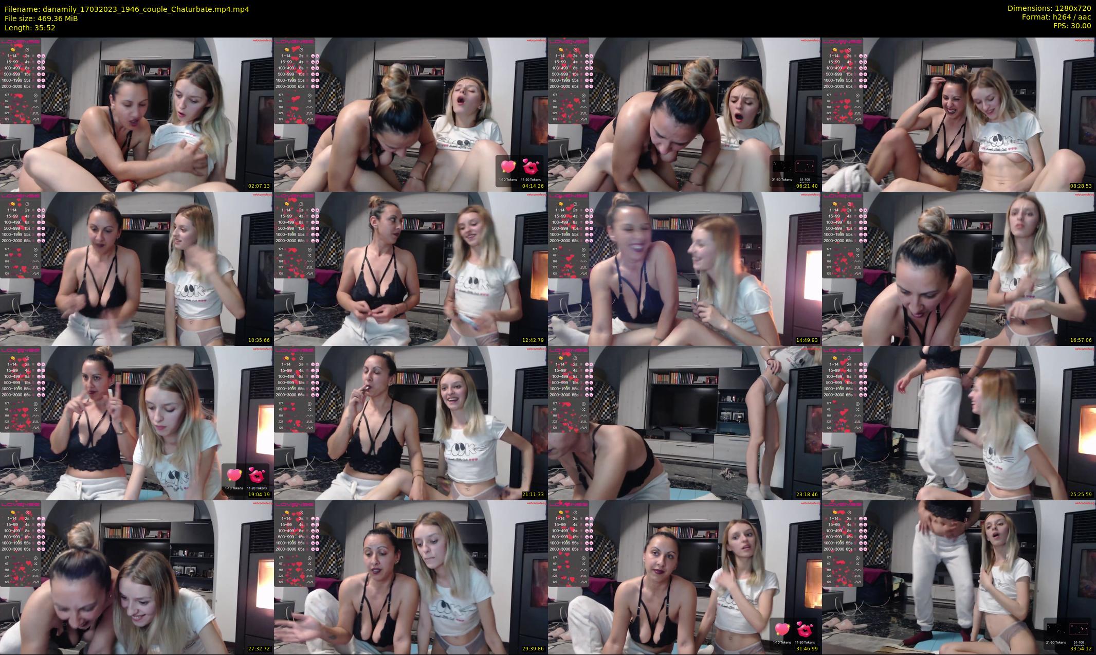 danamily — 36 minute Chaturbate female cam show recording, 720p, Mar 17, 2023