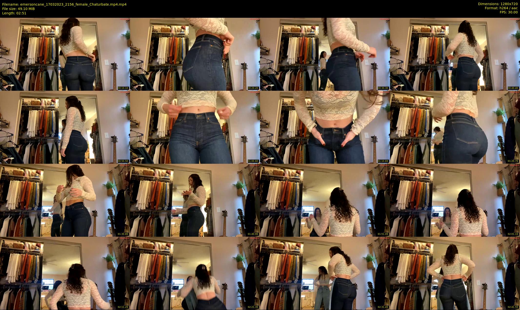 emersoncane — 3 minute Chaturbate female cam show recording, 720p, Mar 17, 2023