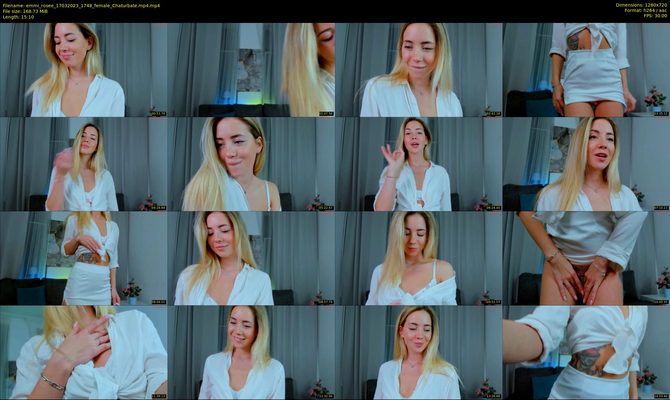 emmi_rosee — 16 minute Chaturbate female cam show recording, 720p, Mar 17, 2023
