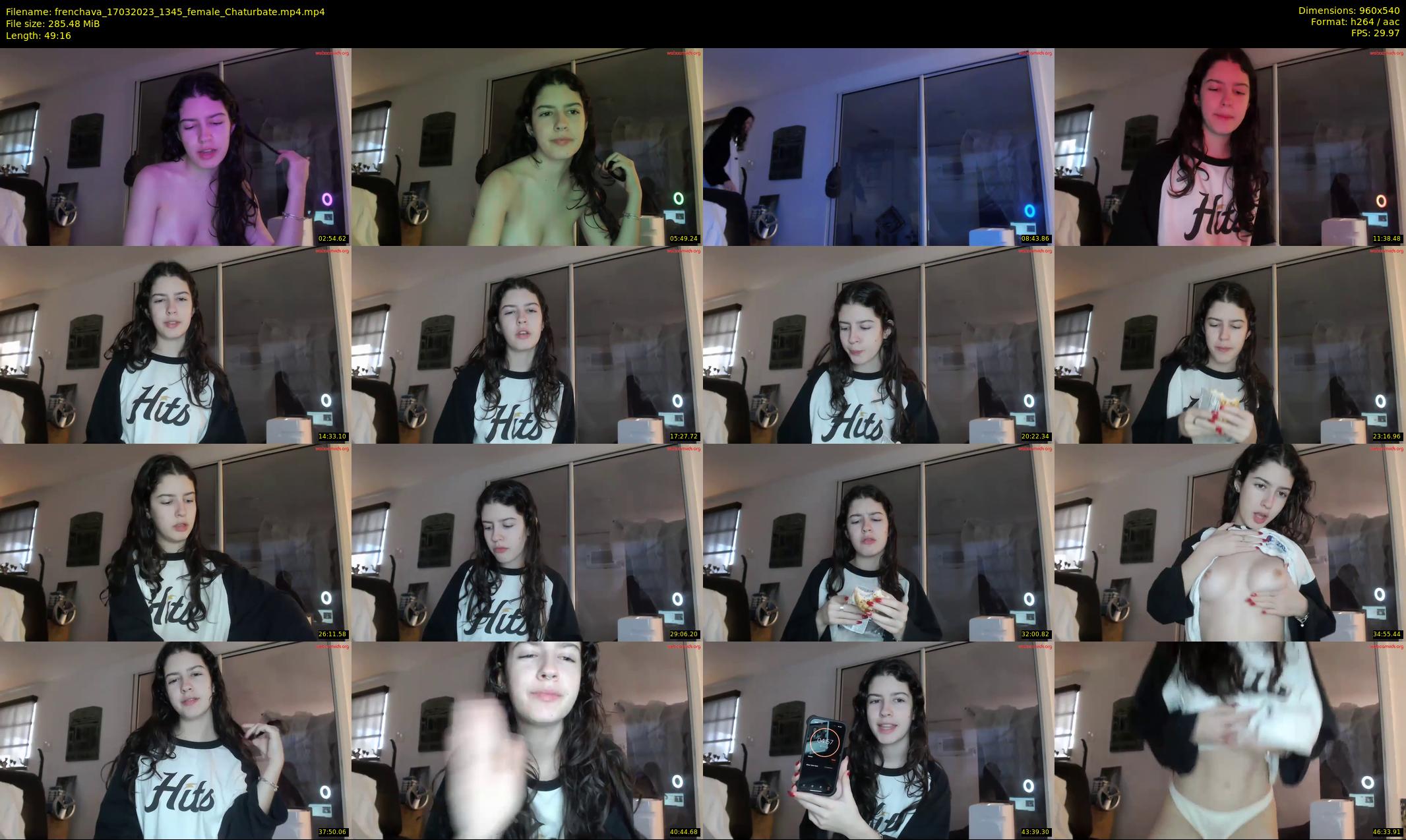 frenchava — 50 minute Chaturbate female cam show recording, 480p, Mar 17, 2023