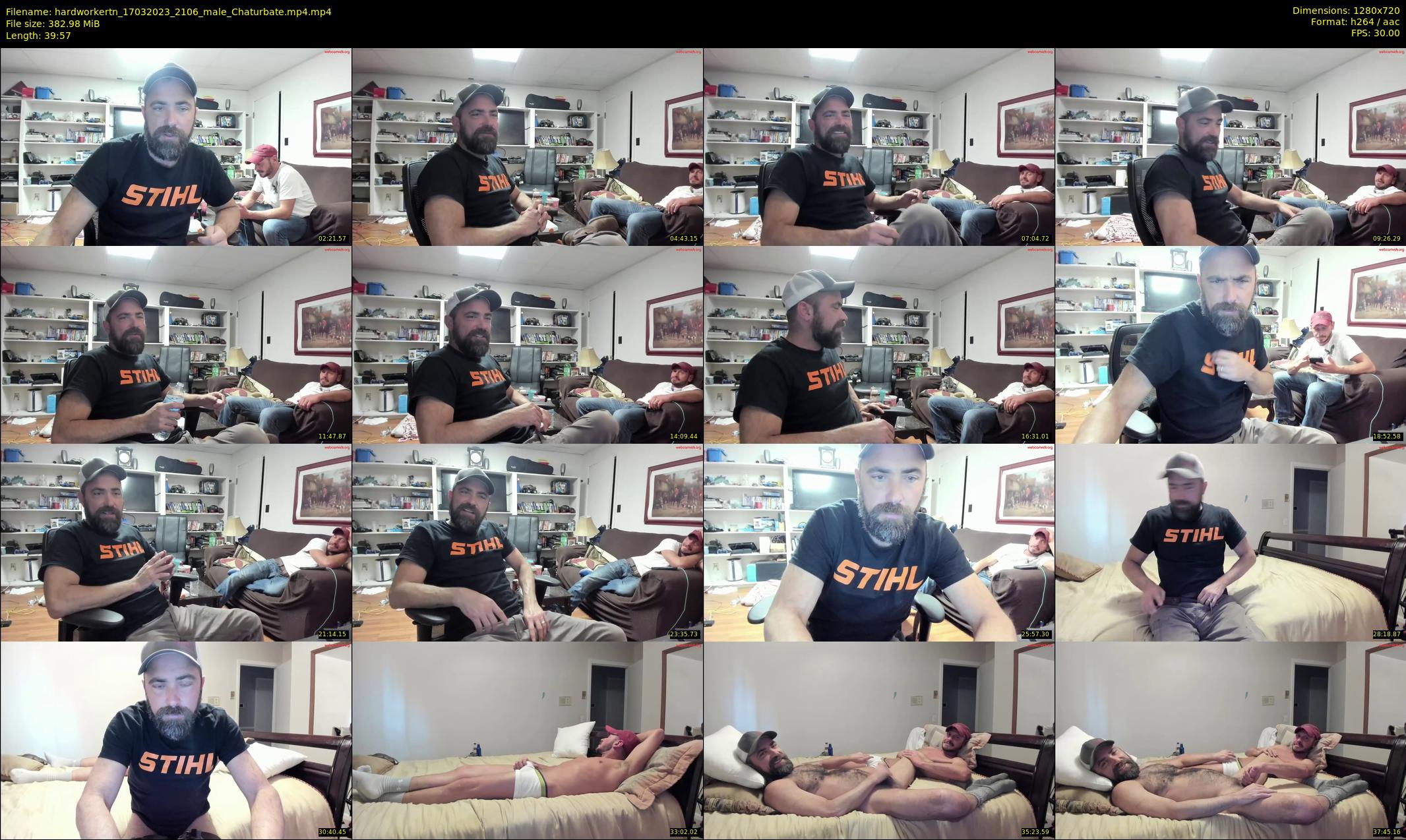 hardworkertn — 40 minute Chaturbate male cam show recording, 720p, Mar 17, 2023