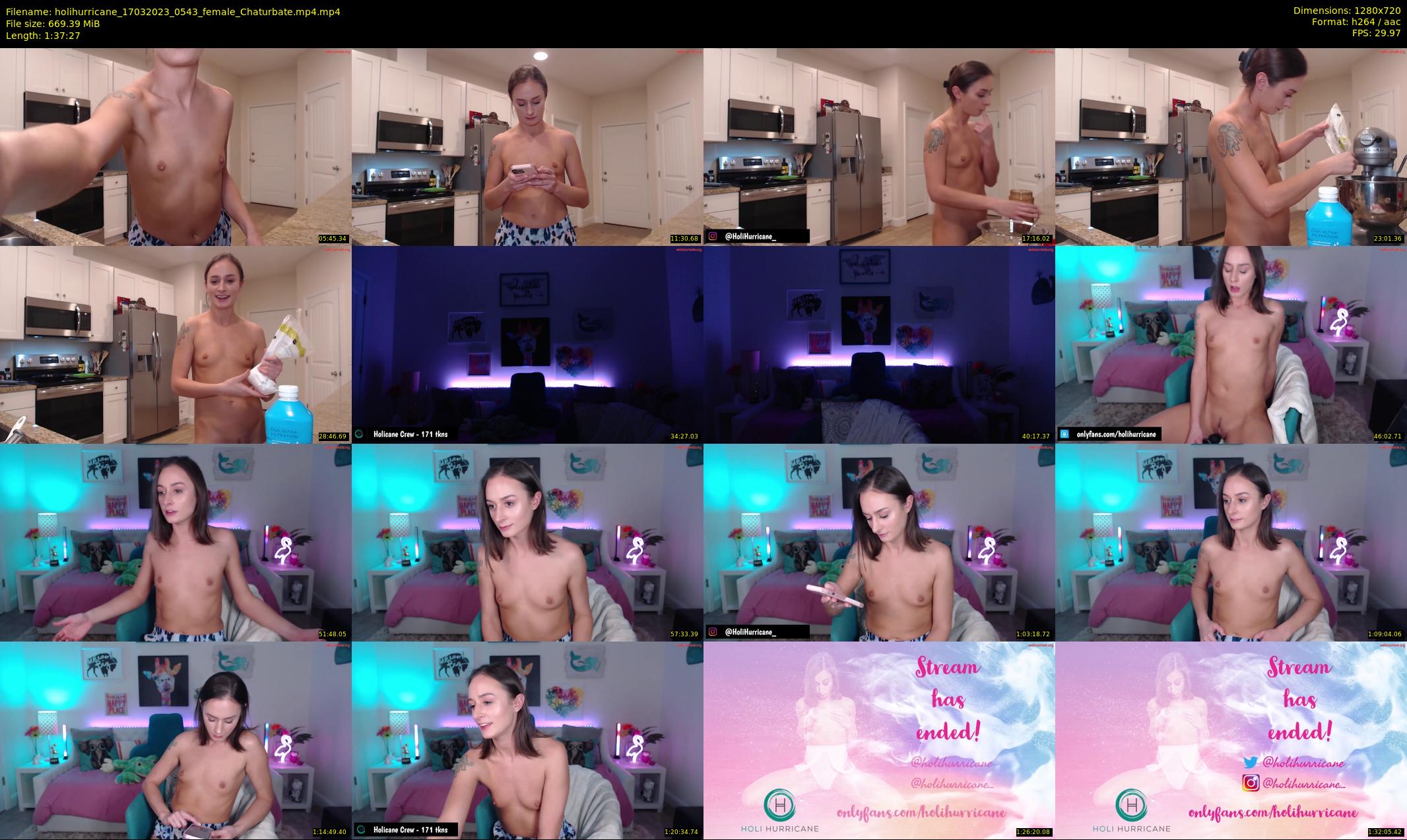 holihurricane — 98 minute Chaturbate female cam show recording, 720p, Mar 17, 2023
