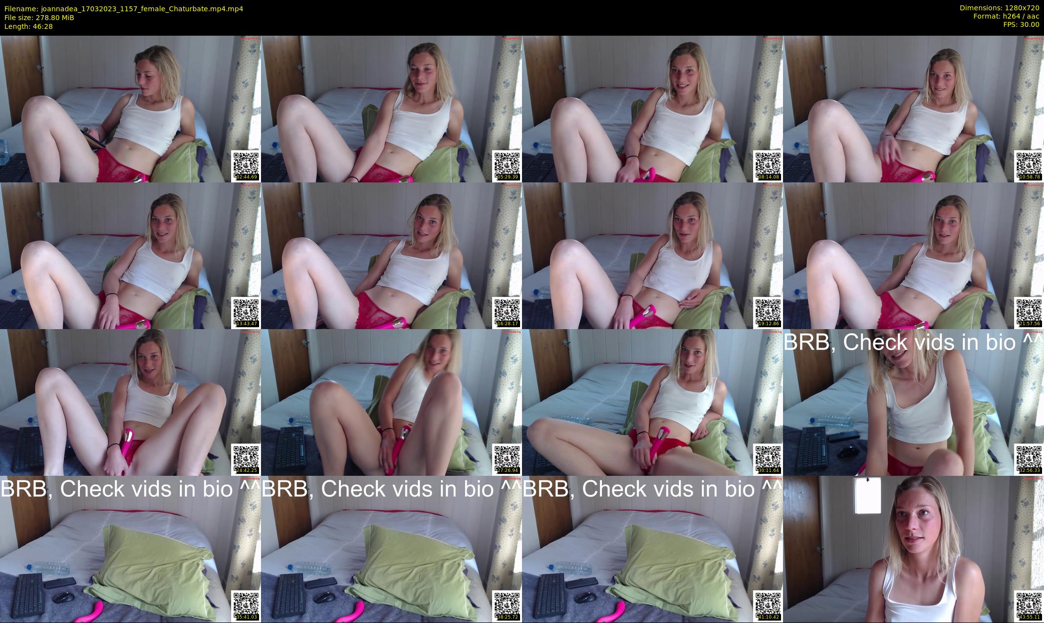 joannadea — 47 minute Chaturbate female cam show recording, 720p, Mar 17, 2023
