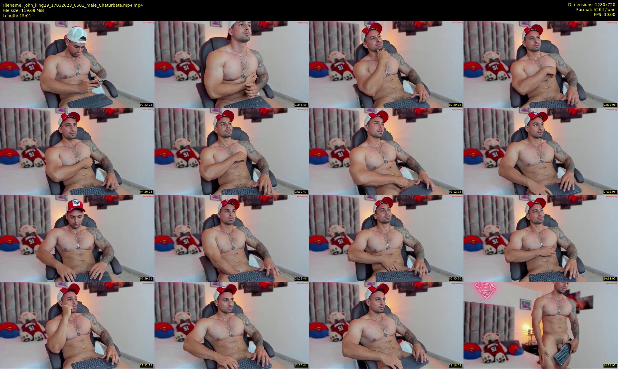john_king29 — 16 minute Chaturbate male cam show recording, 720p, Mar 17, 2023