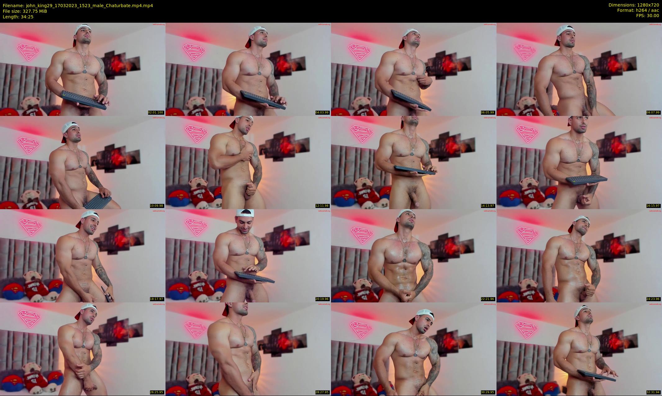 john_king29 — 35 minute Chaturbate male cam show recording, 720p, Mar 17, 2023