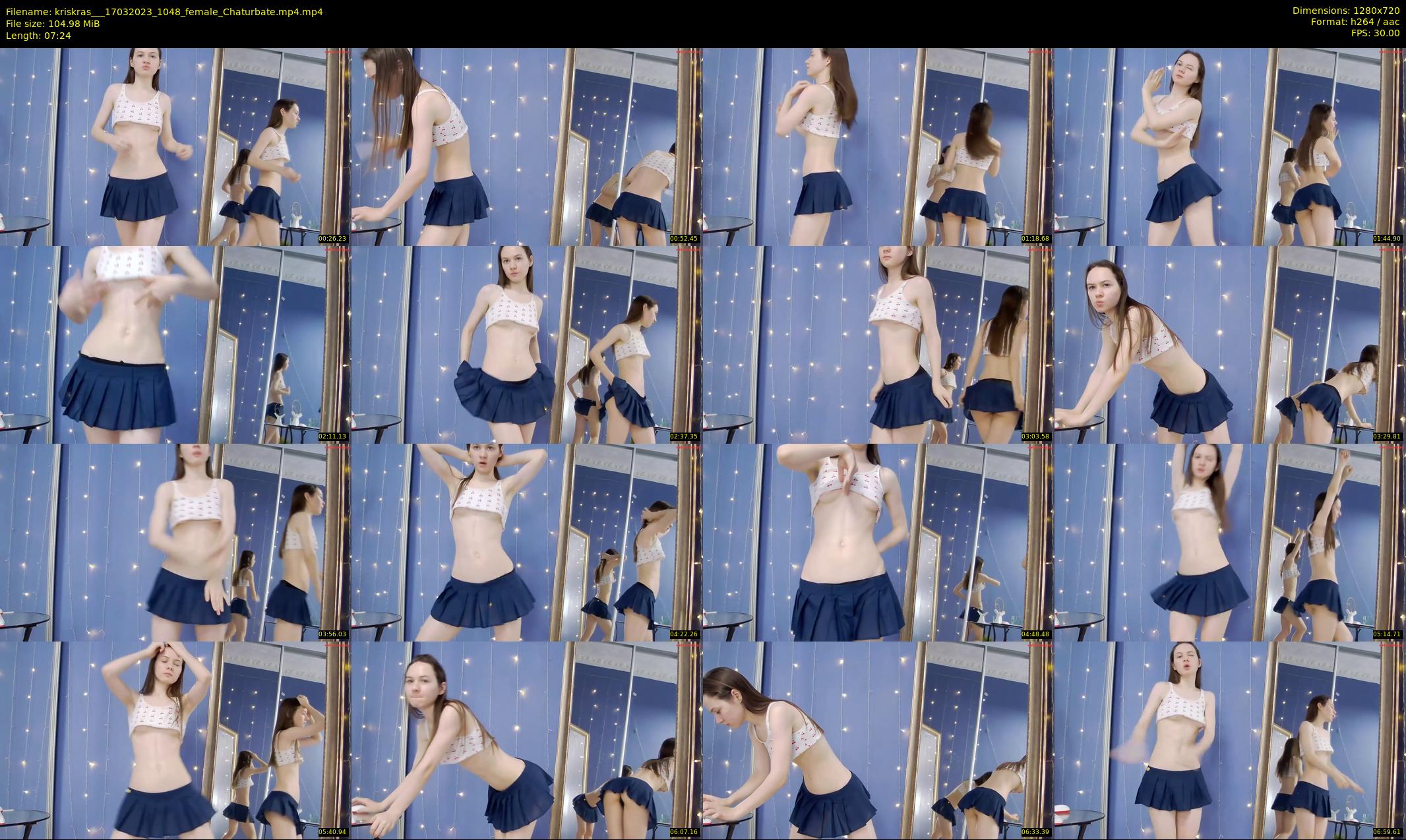 kriskras__ — 8 minute Chaturbate female cam show recording, 720p, Mar 17, 2023