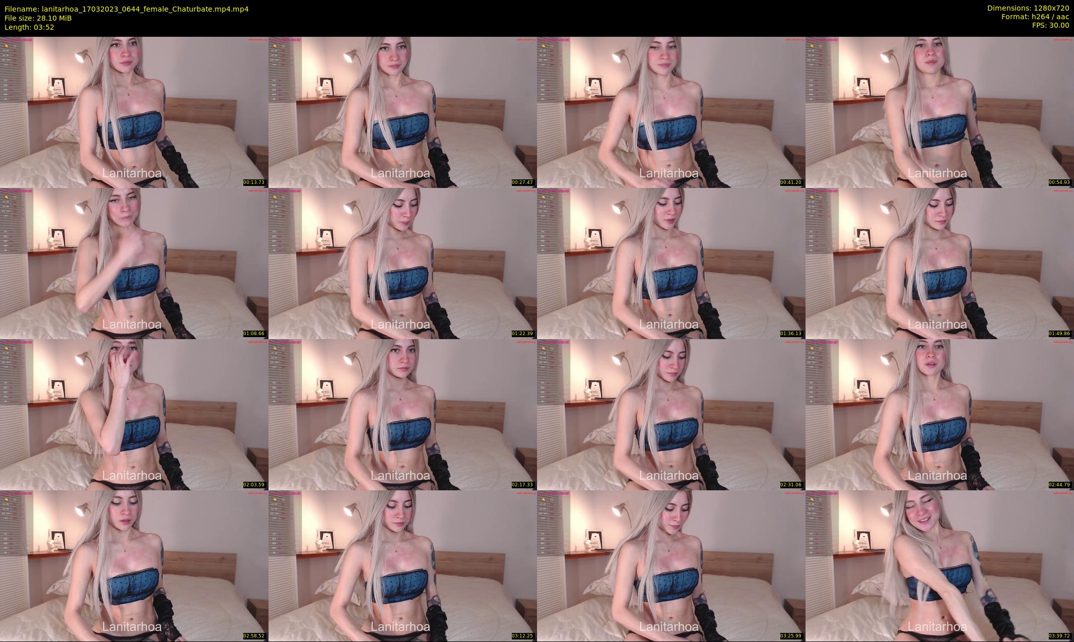 lanitarhoa — 4 minute Chaturbate female cam show recording, 720p, Mar 17, 2023