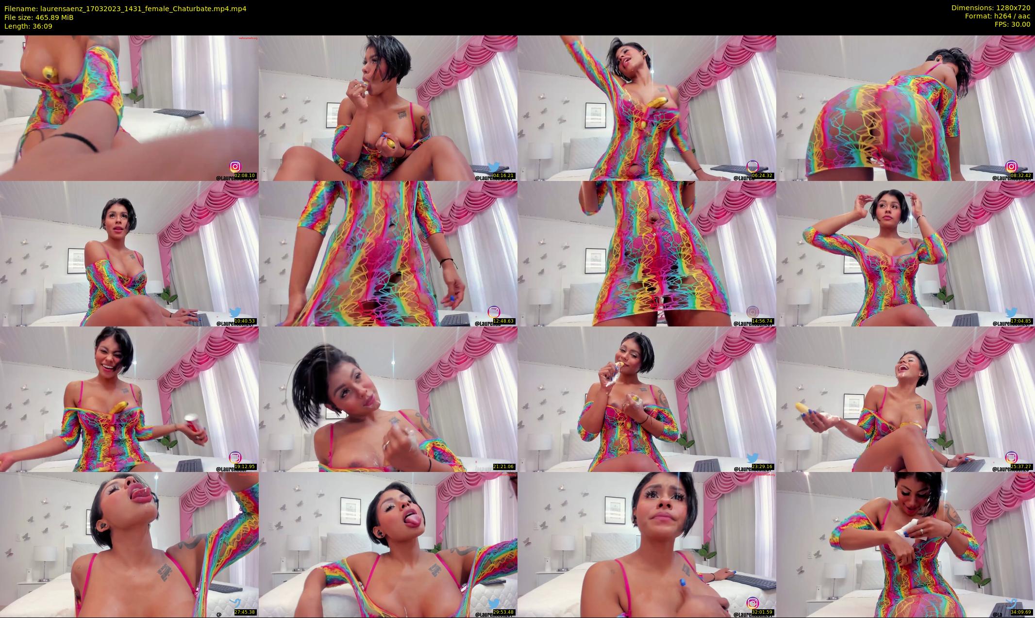 laurensaenz — 37 minute Chaturbate female cam show recording, 720p, Mar 17, 2023