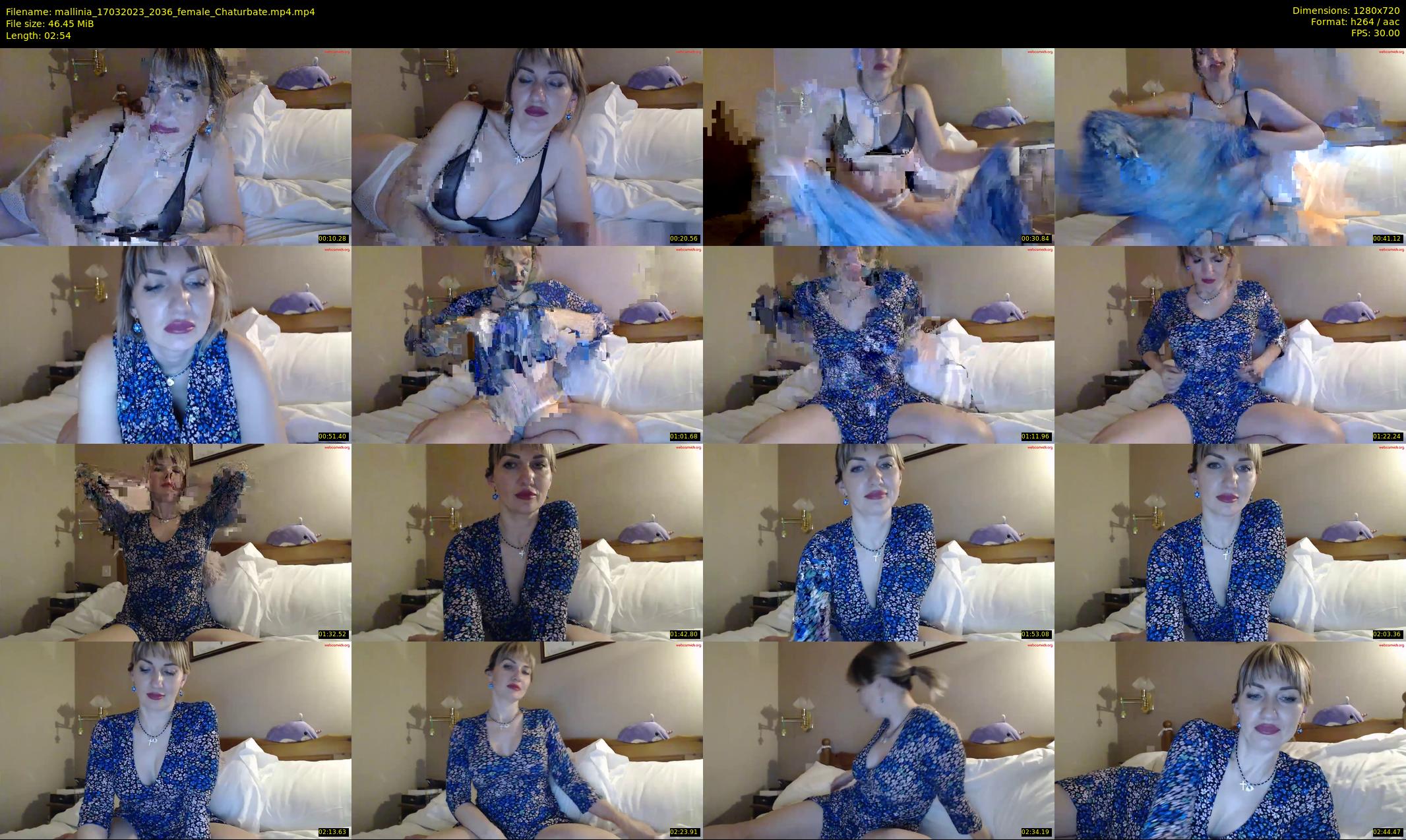 mallinia — 3 minute Chaturbate female cam show recording, 720p, Mar 17, 2023