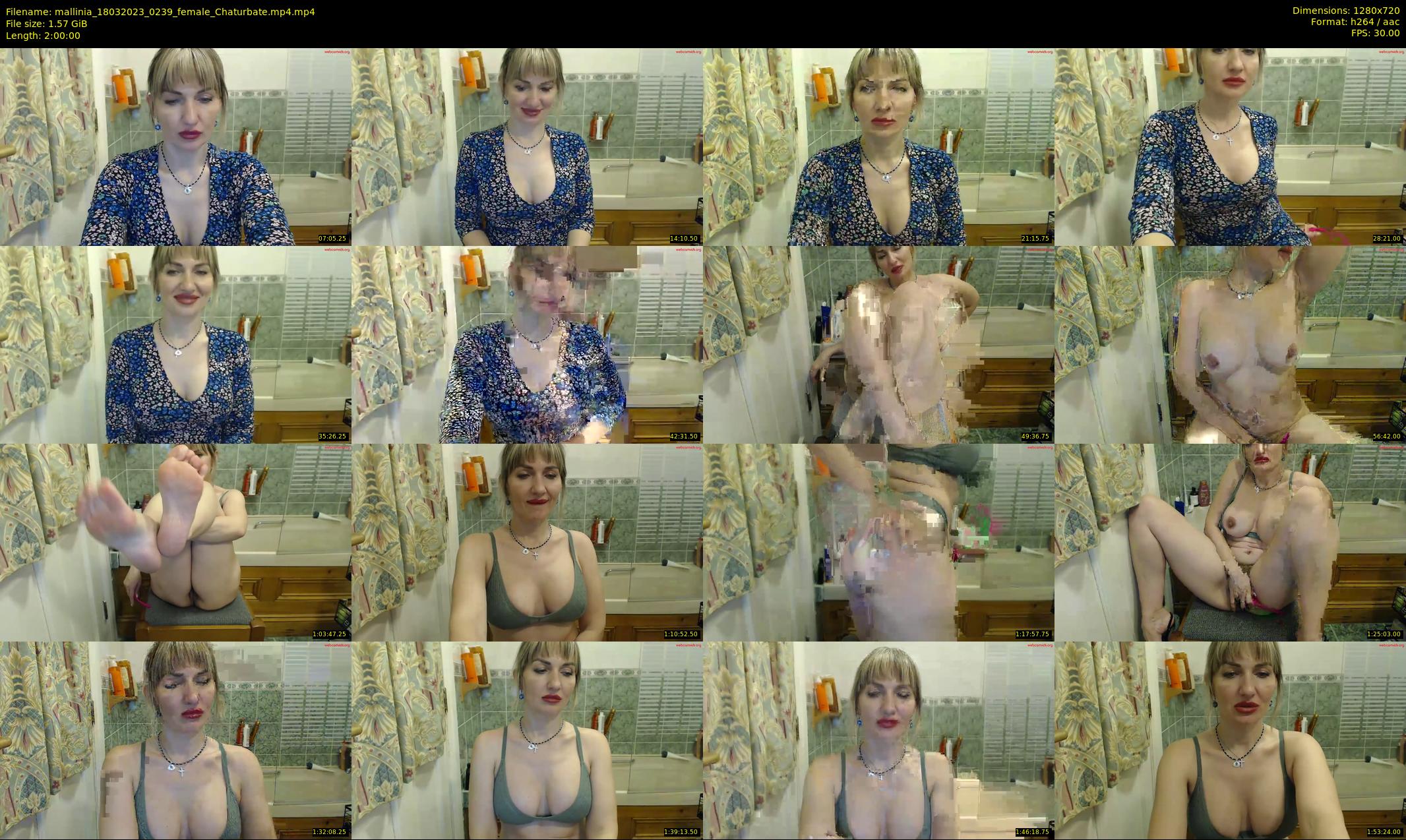 mallinia — 120 minute Chaturbate female cam show recording, 720p, Mar 18, 2023
