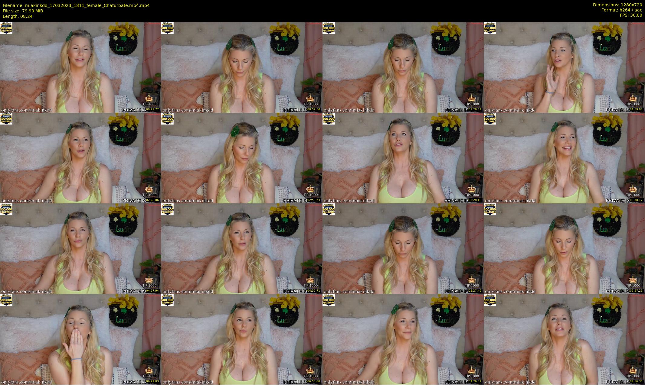 miakinkdd — 9 minute Chaturbate female cam show recording, 720p, Mar 17, 2023