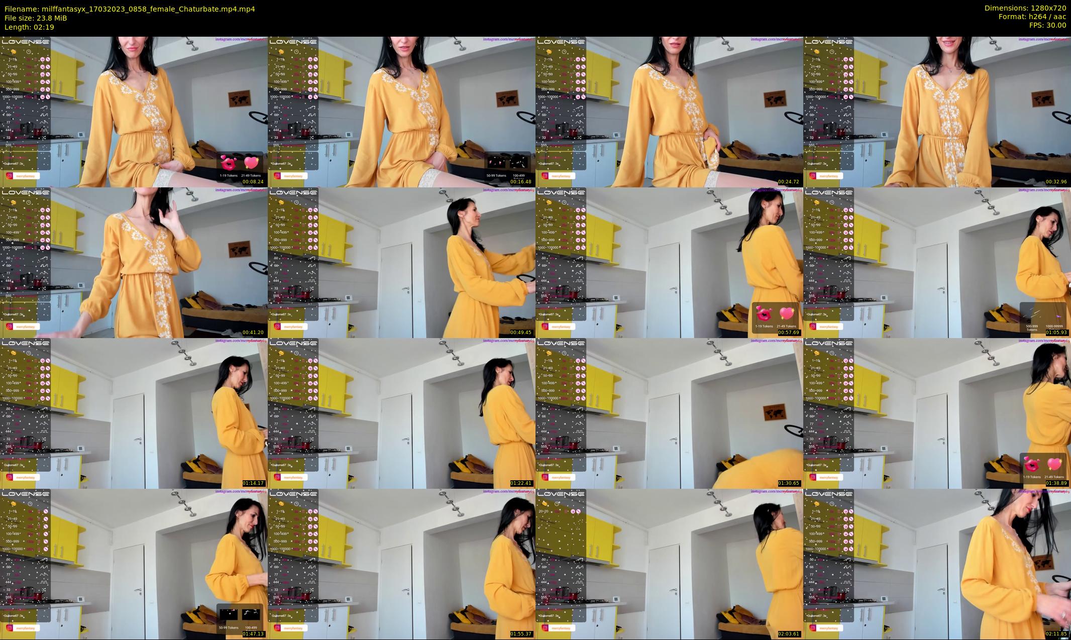milffantasyx — 3 minute Chaturbate female cam show recording, 720p, Mar 17, 2023