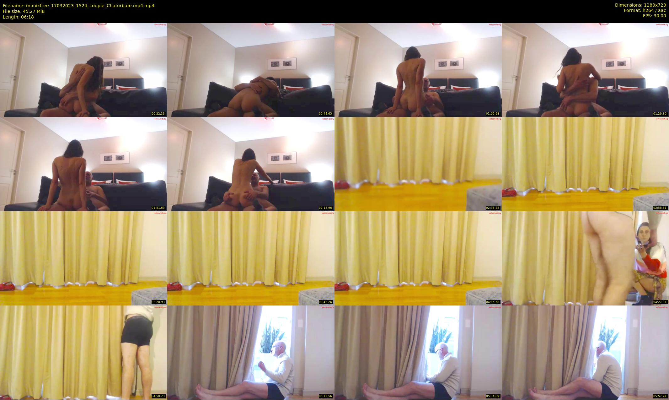 monikfree — 7 minute Chaturbate couple cam show recording, 720p, Mar 17, 2023
