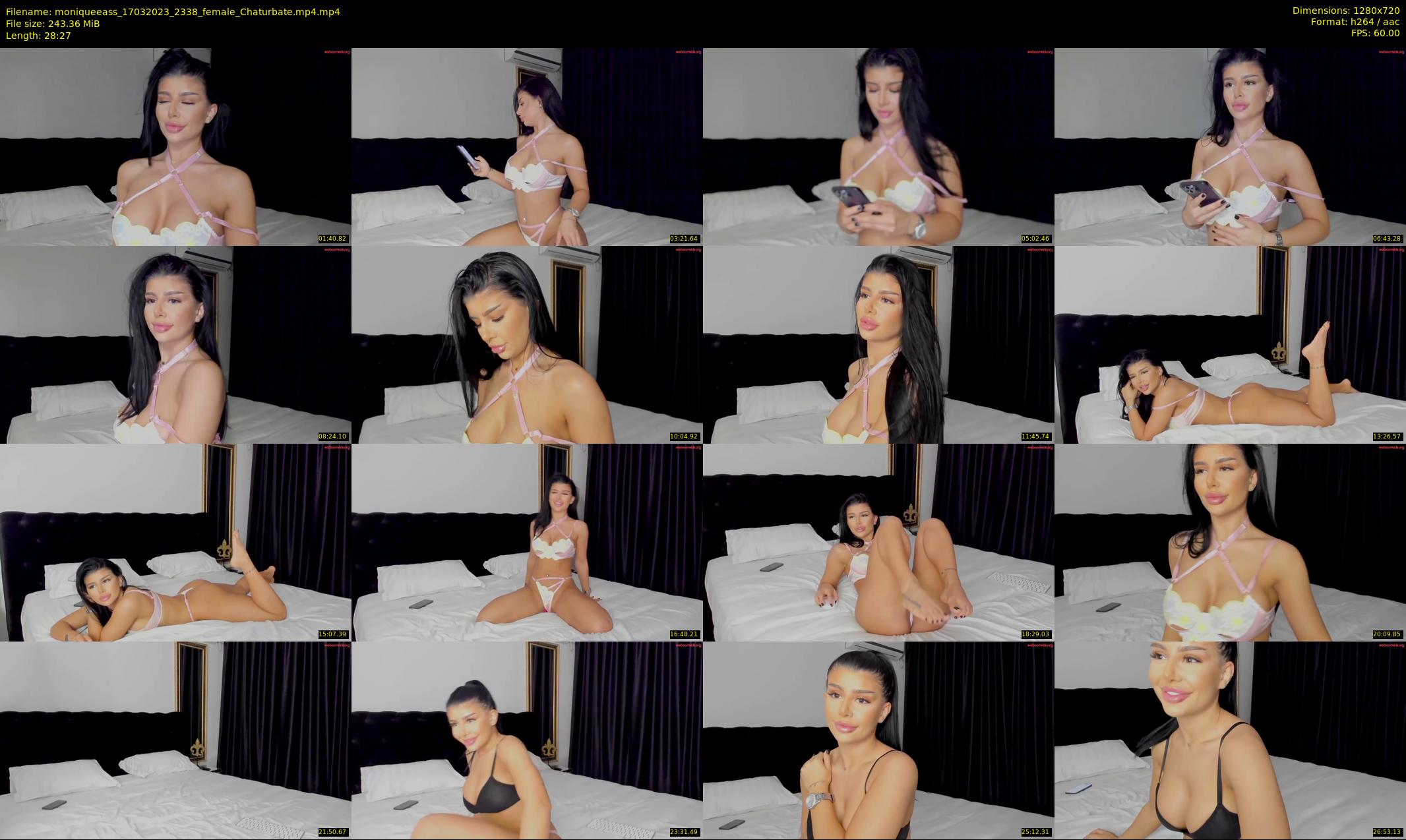 moniqueeass — 29 minute Chaturbate female cam show recording, 720p, Mar 17, 2023