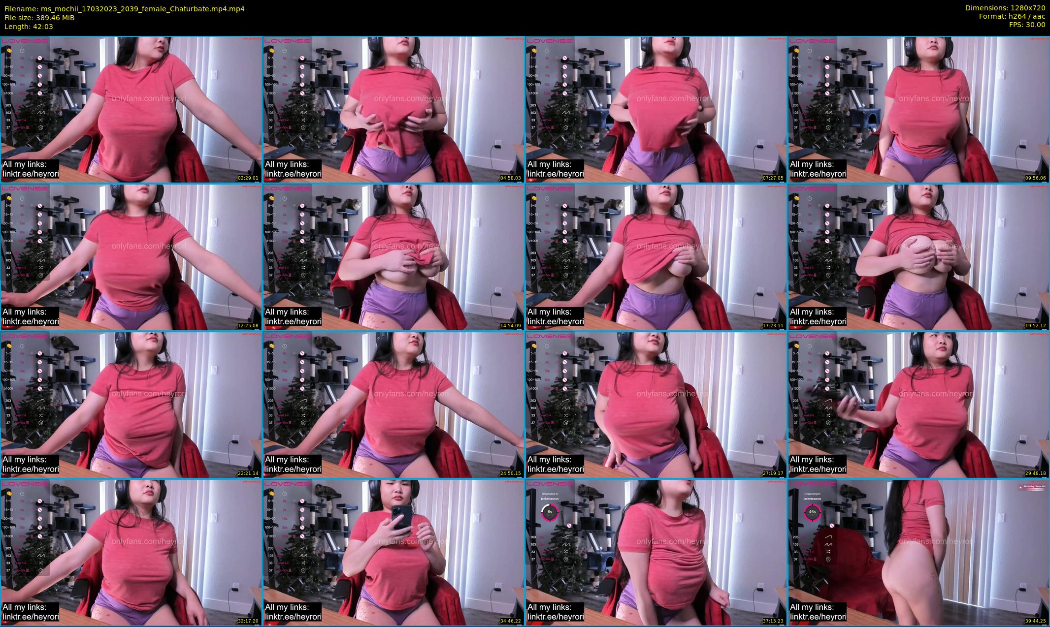 ms_mochii — 43 minute Chaturbate female cam show recording, 720p, Mar 17, 2023