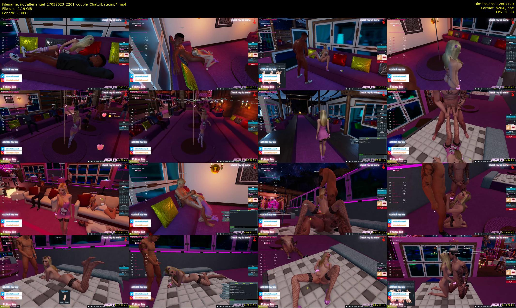 notfallenangel — 120 minute Chaturbate couple cam show recording, 720p, Mar 17, 2023