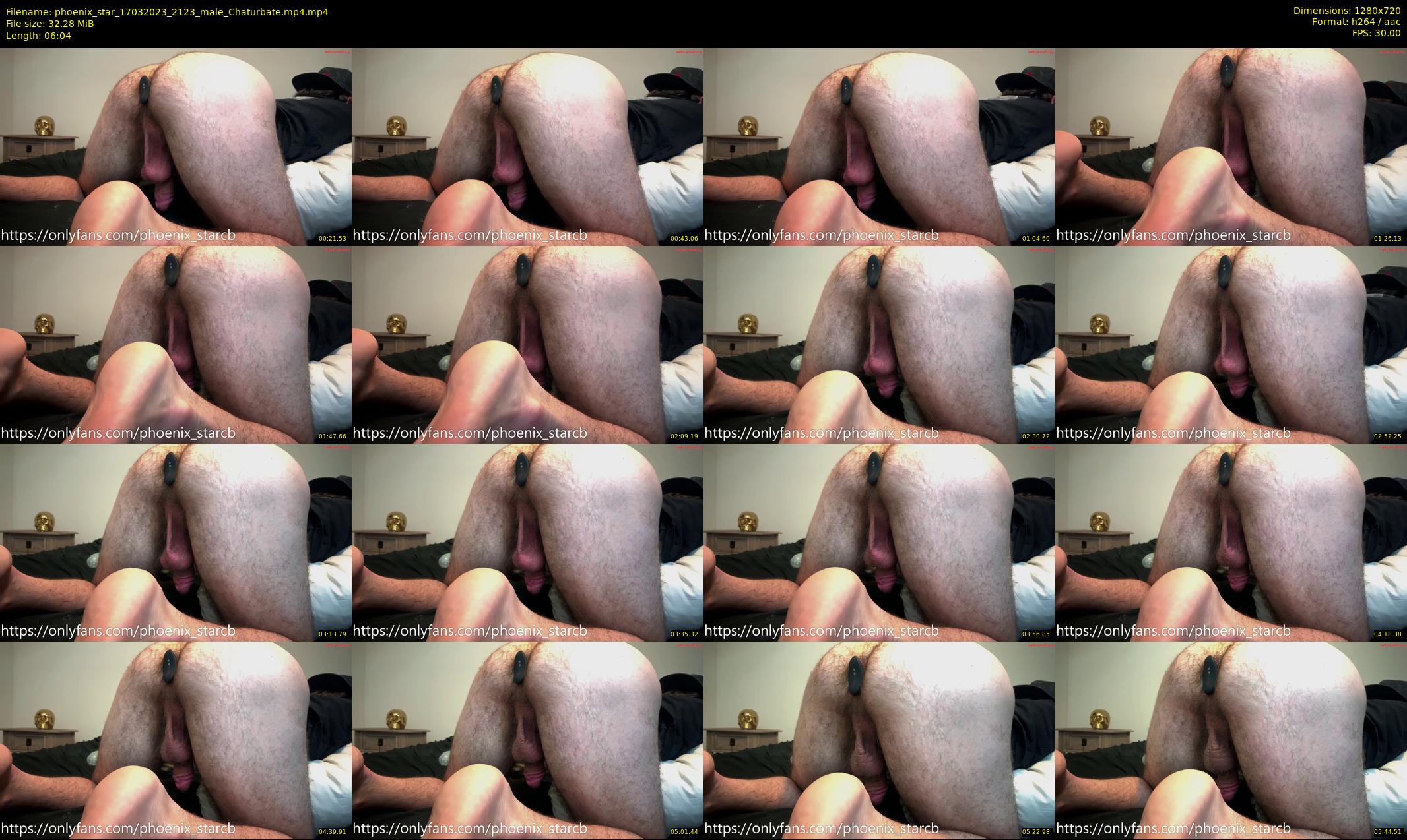 phoenix_star — 7 minute Chaturbate male cam show recording, 720p, Mar 17, 2023