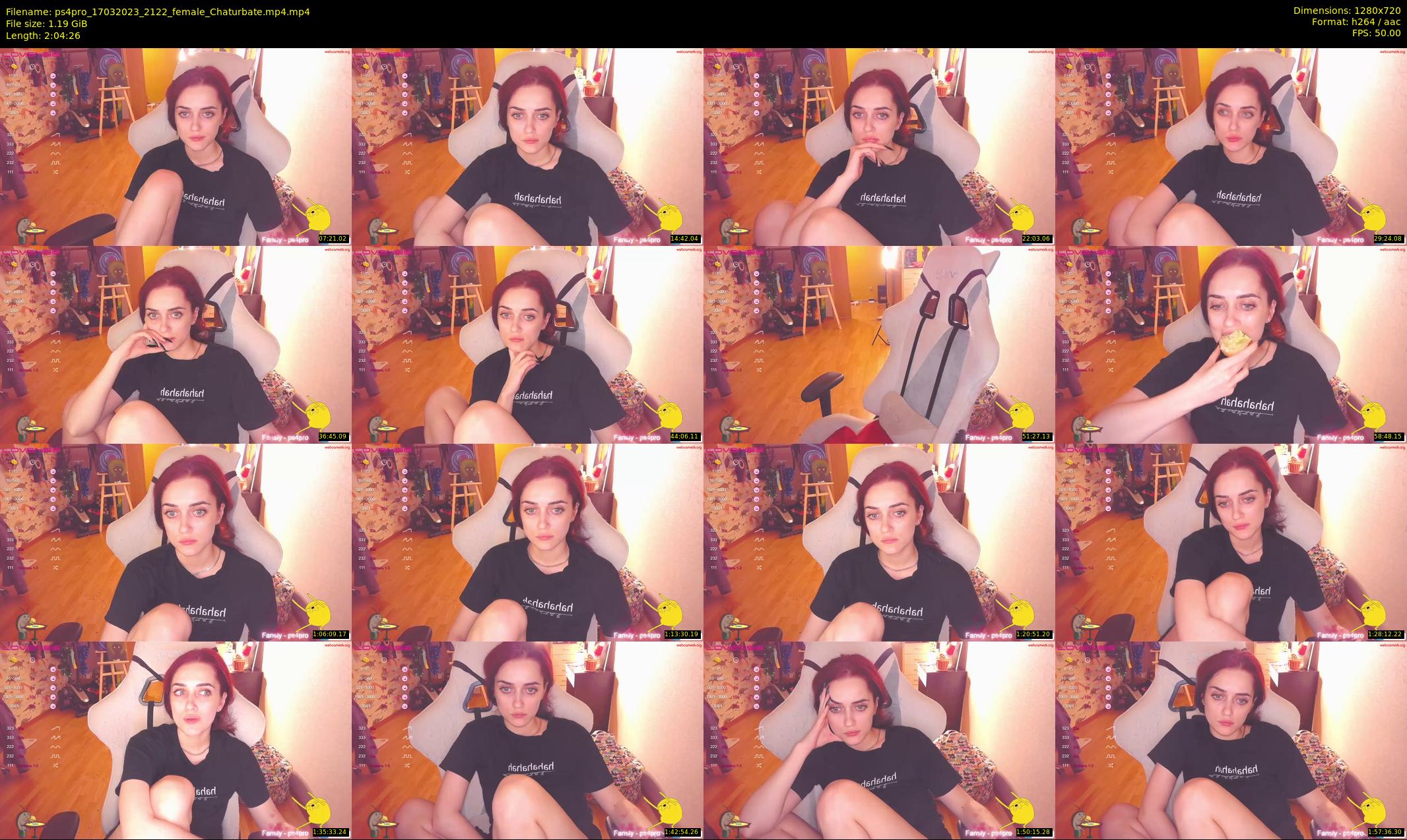 ps4pro — 125 minute Chaturbate female cam show recording, 720p, Mar 17, 2023