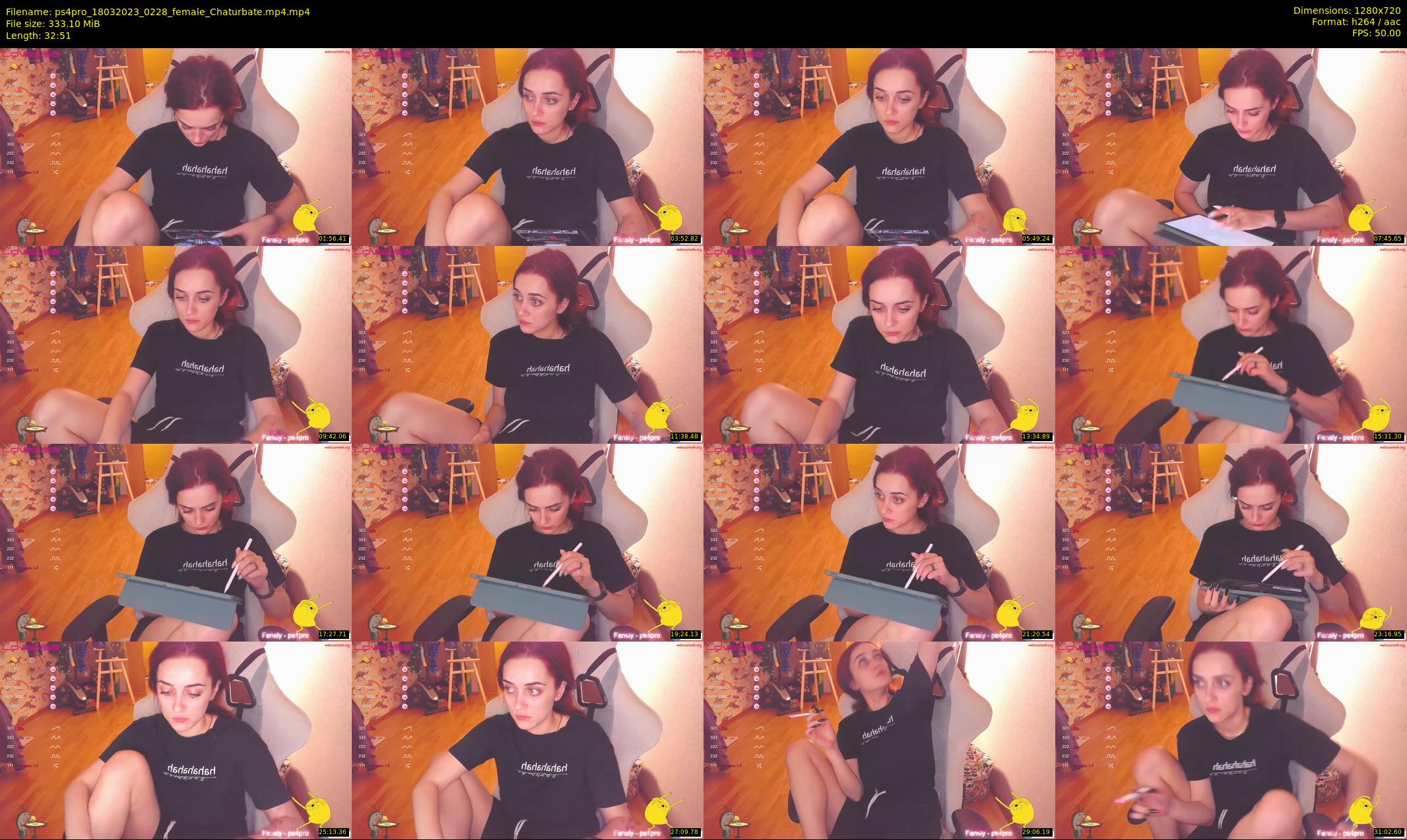 ps4pro — 33 minute Chaturbate female cam show recording, 720p, Mar 18, 2023