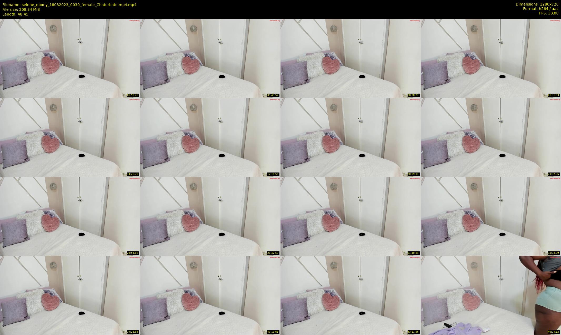 selene_ebony — 49 minute Chaturbate female cam show recording, 720p, Mar 18, 2023