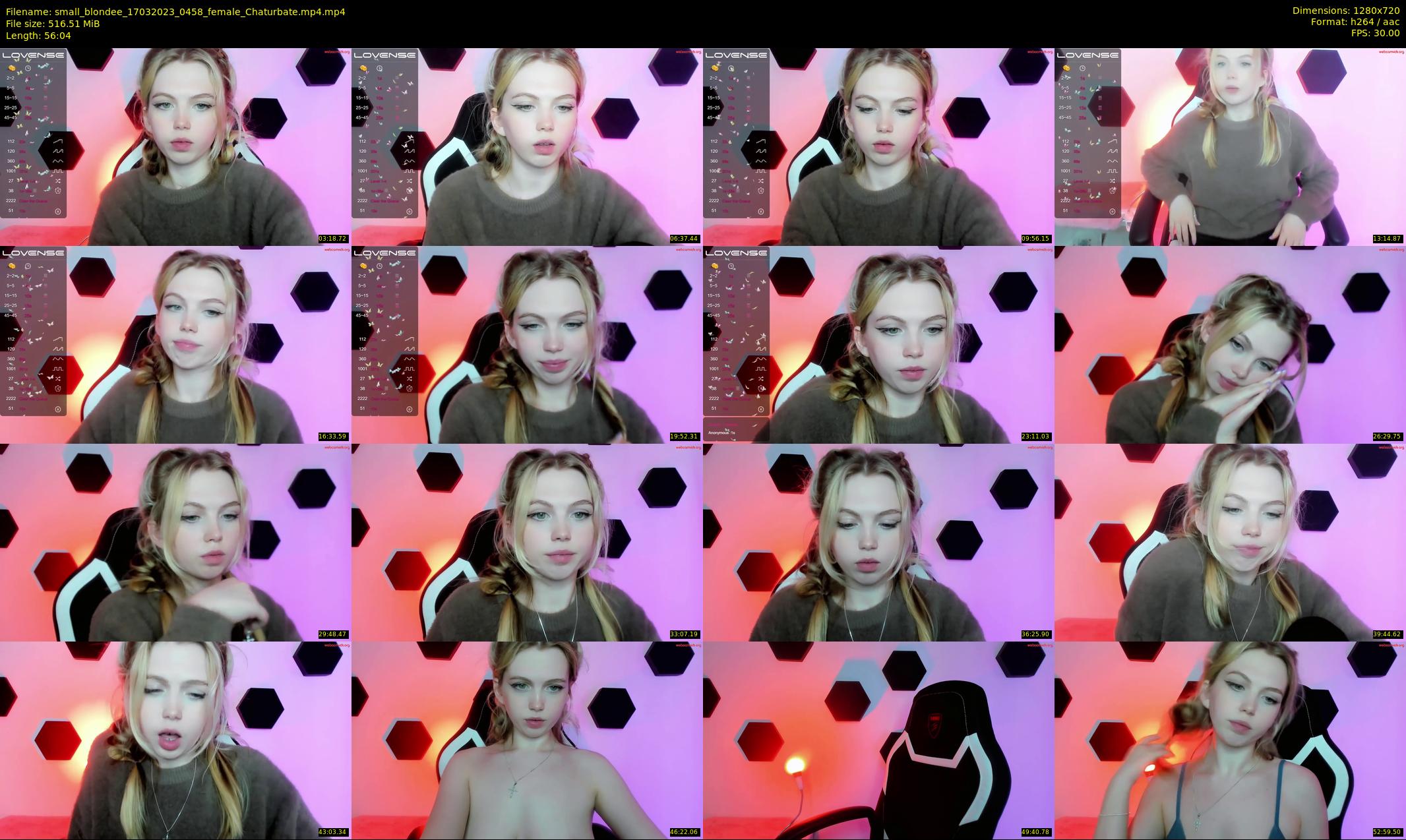 small_blondee — 57 minute Chaturbate female cam show recording, 720p, Mar 17, 2023