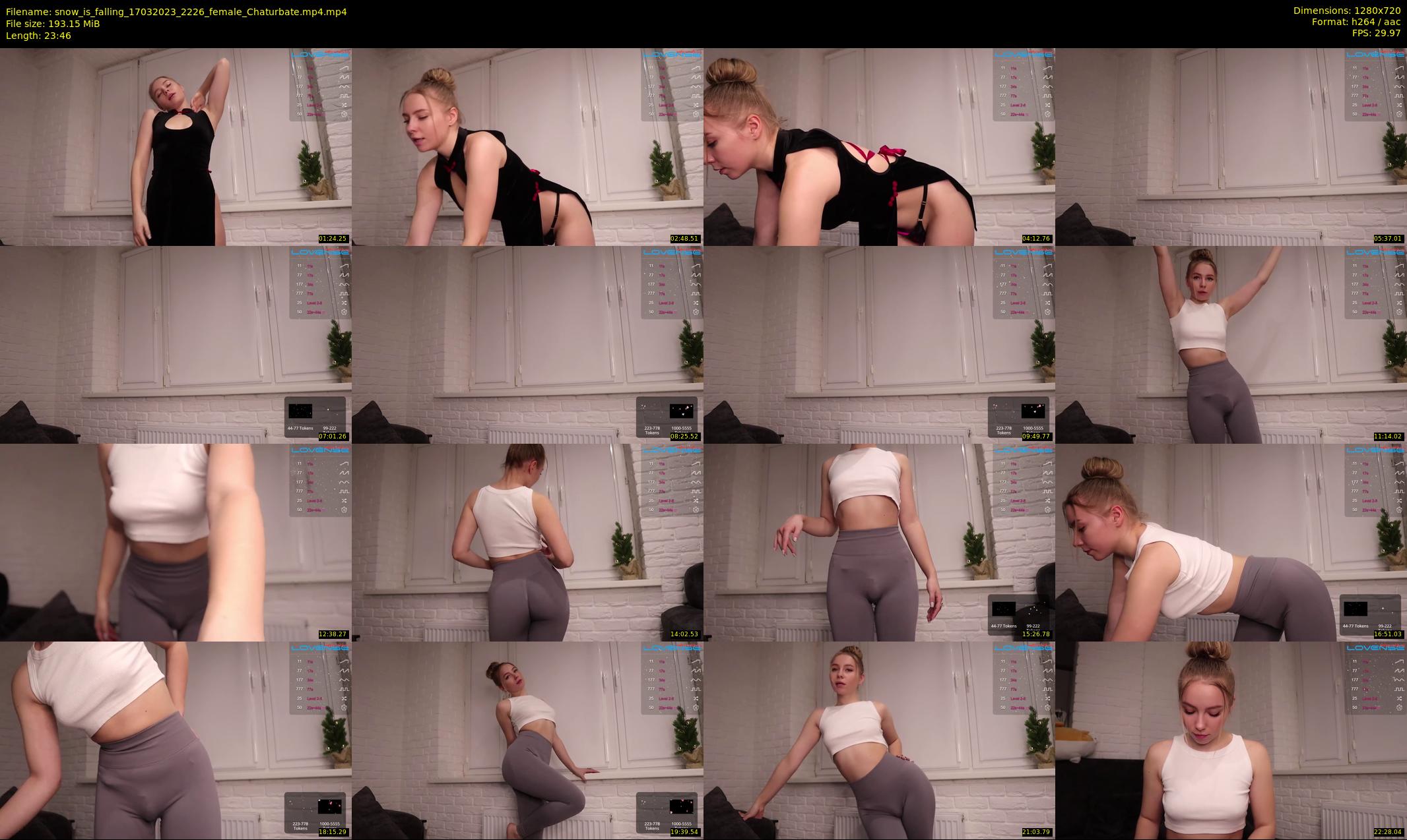 snow_is_falling — 24 minute Chaturbate female cam show recording, 720p, Mar 17, 2023