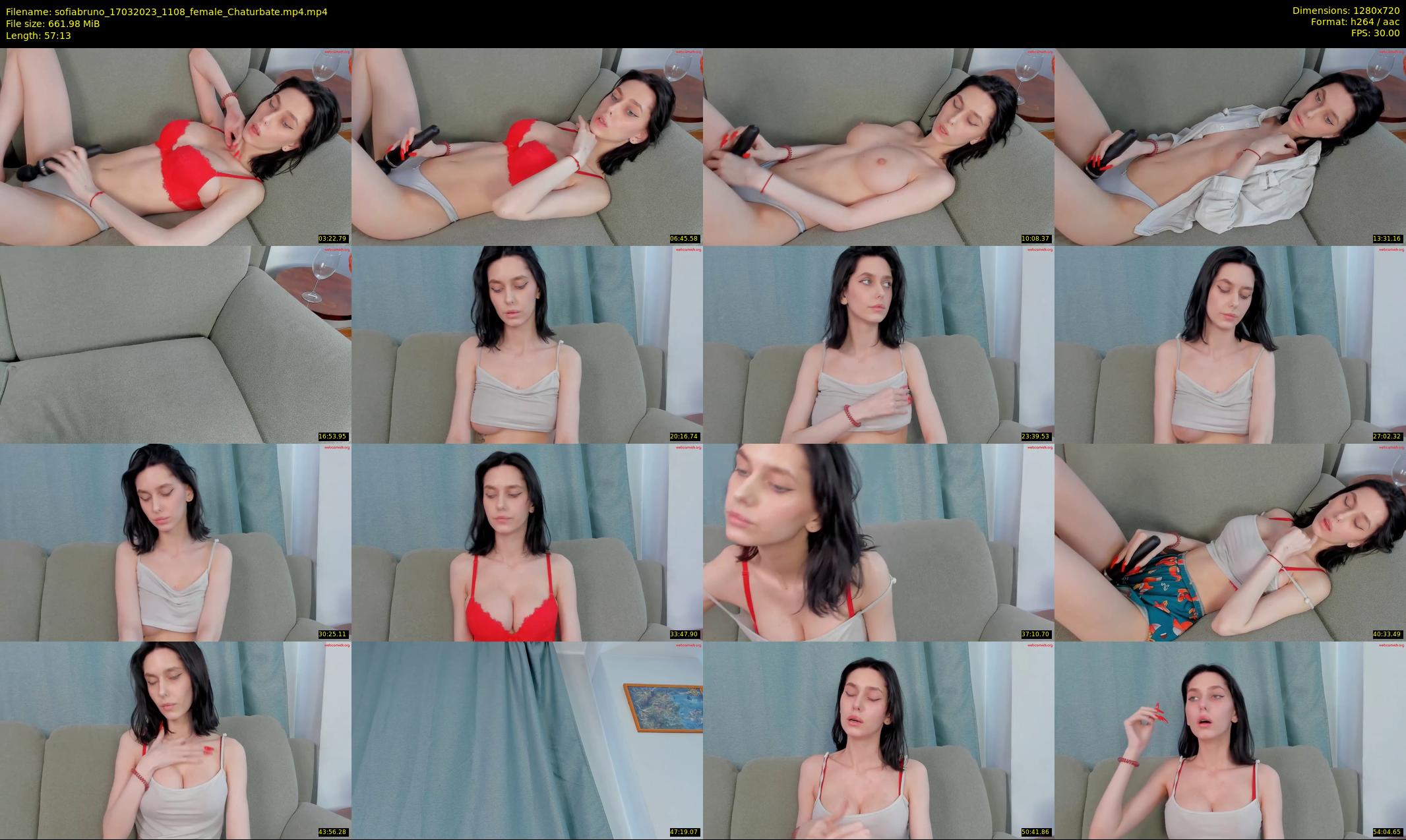 sofiabruno — 58 minute Chaturbate female cam show recording, 720p, Mar 17, 2023