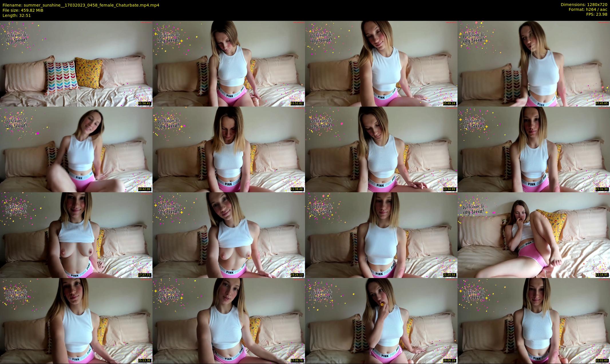 summer_sunshine_ — 33 minute Chaturbate female cam show recording, 720p, Mar 17, 2023