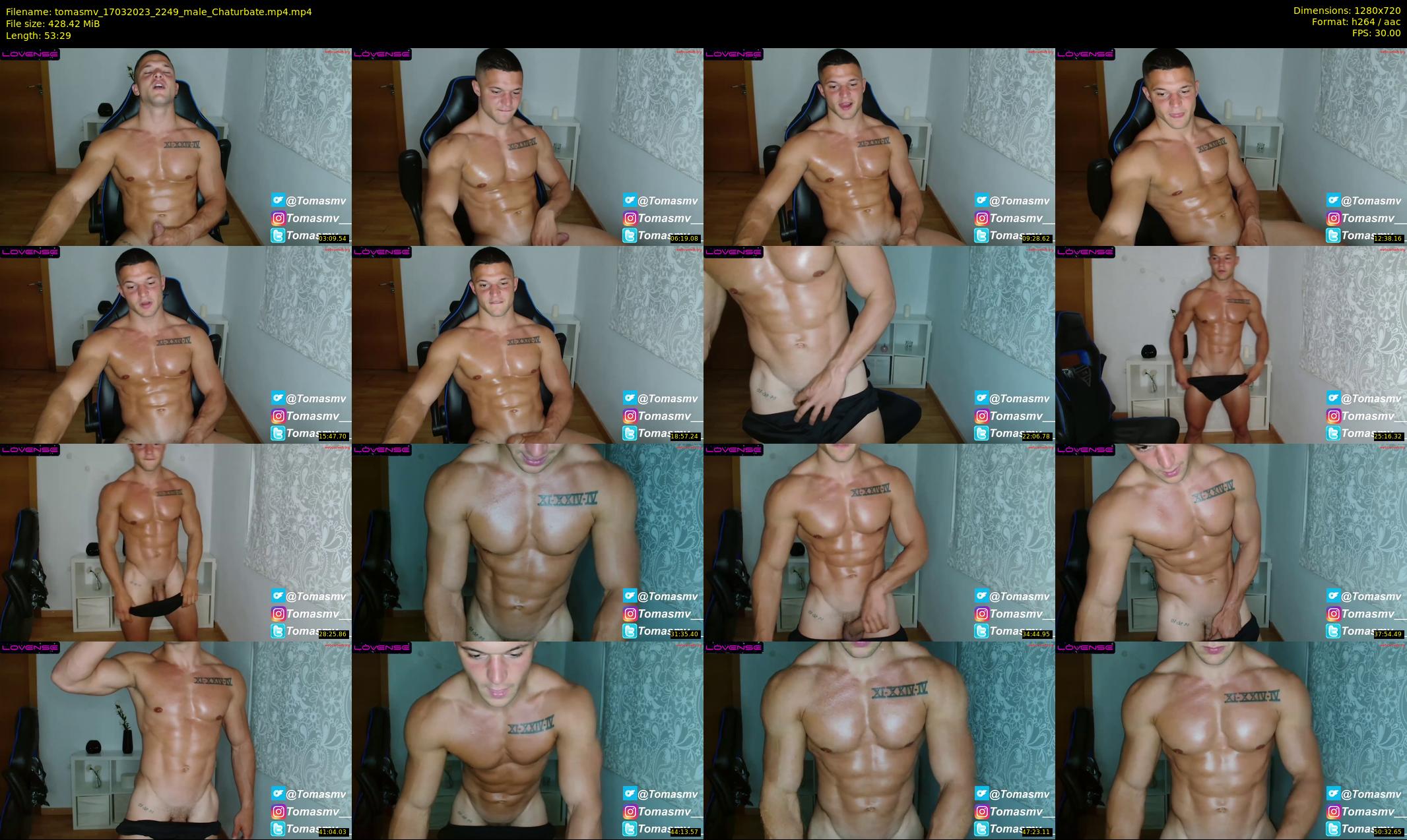 tomasmv — 54 minute Chaturbate male cam show recording, 720p, Mar 17, 2023