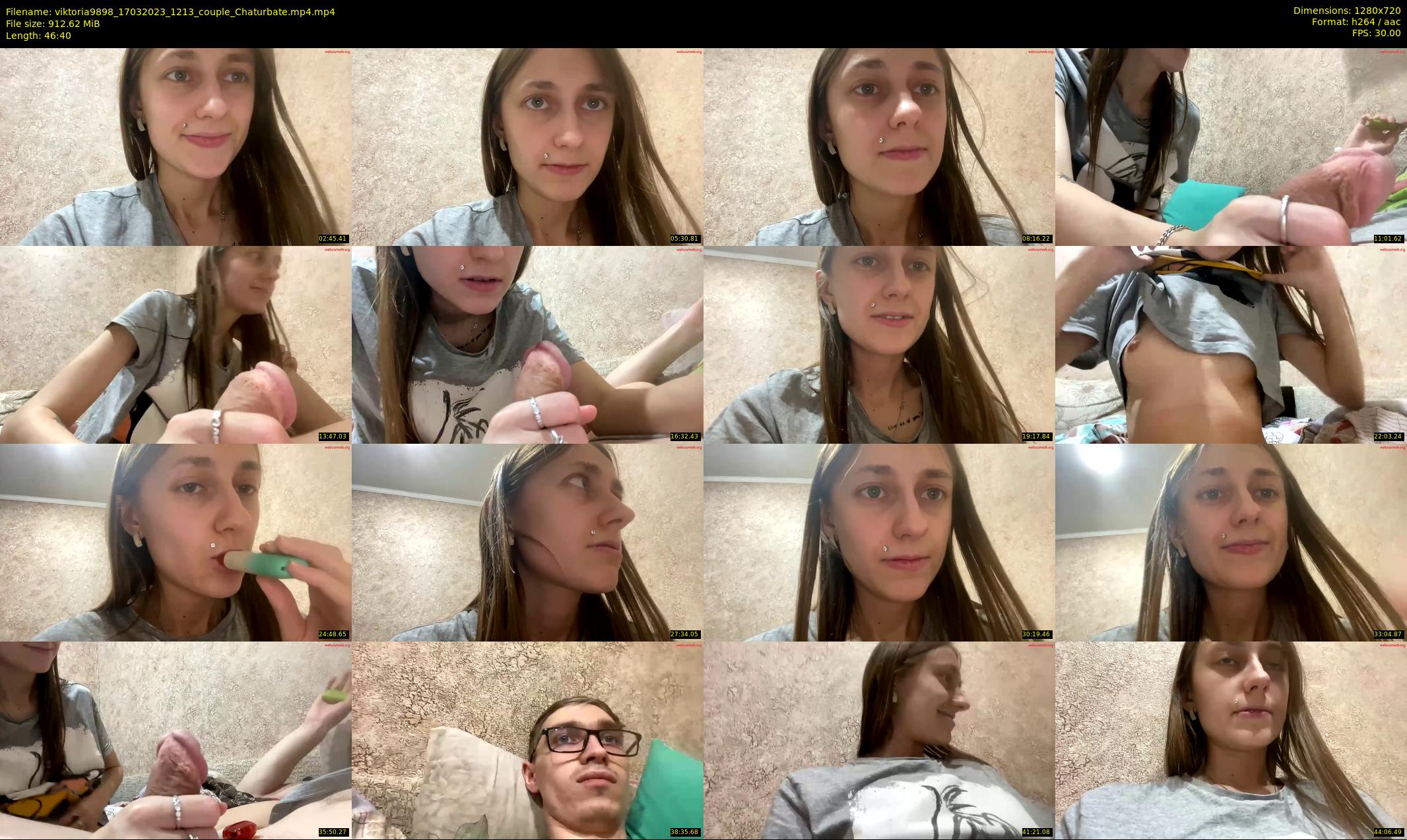 viktoria9898 — 47 minute Chaturbate couple cam show recording, 720p, Mar 17, 2023
