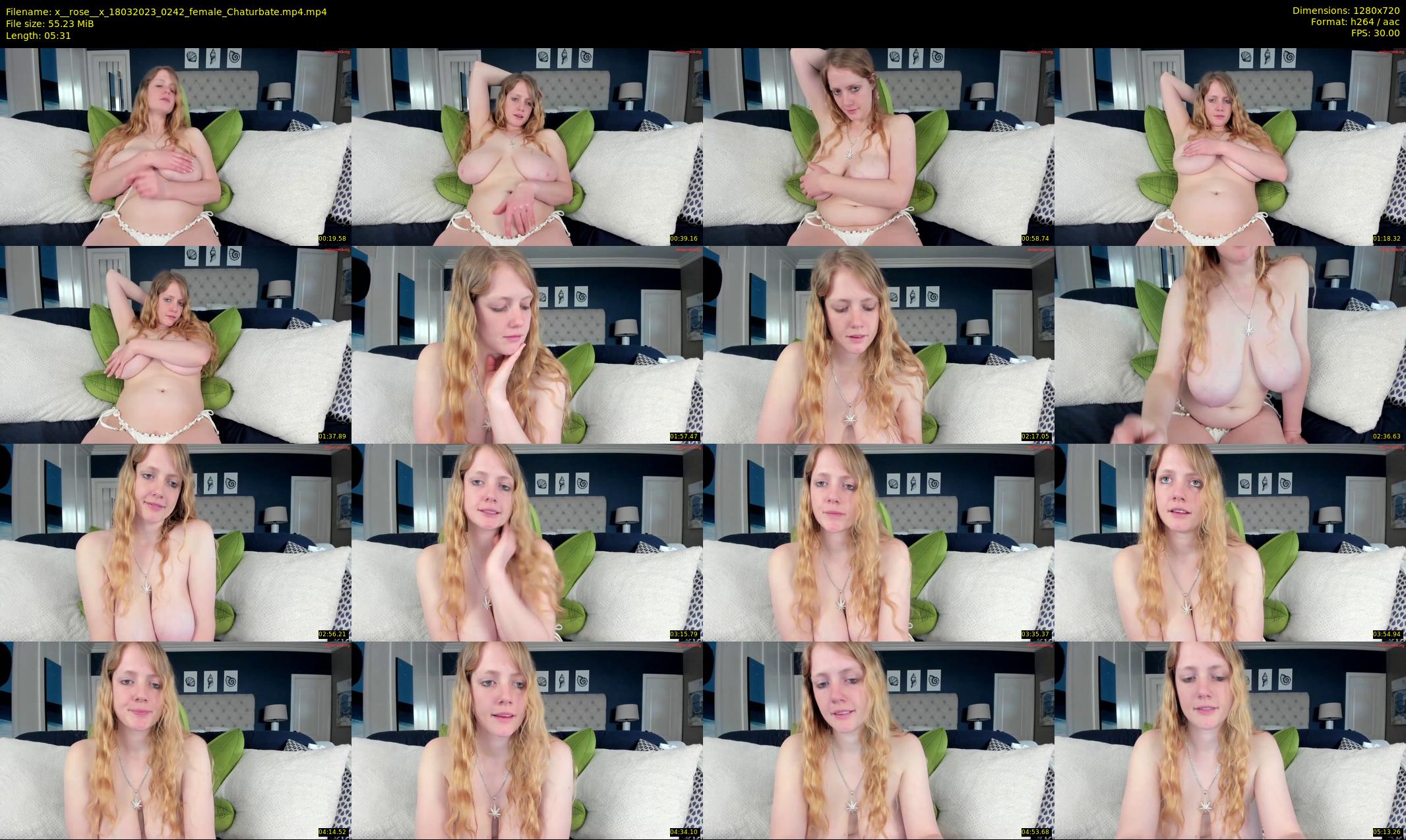 x__rose__x — 6 minute Chaturbate female cam show recording, 720p, Mar 18, 2023