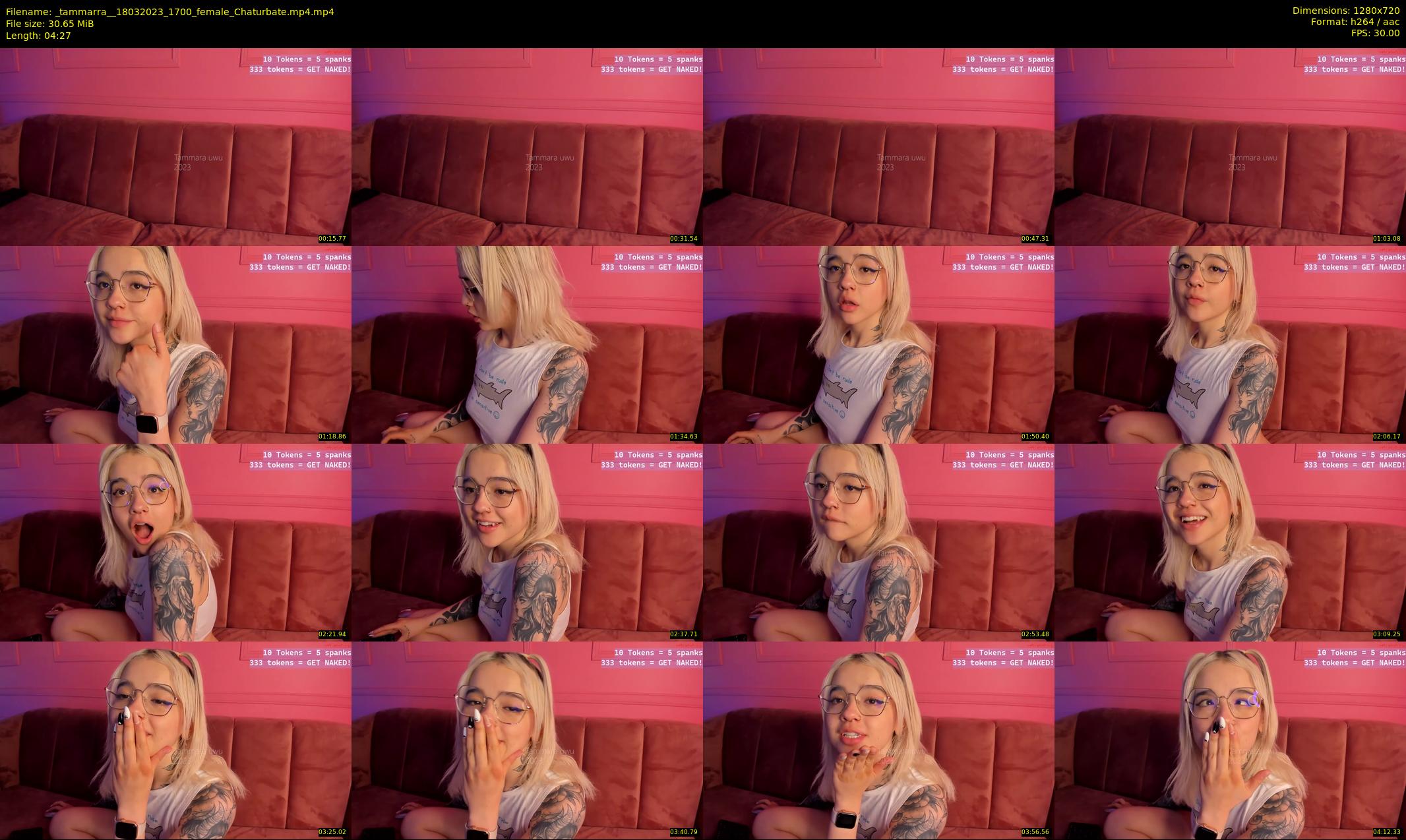 _tammarra_ — 5 minute Chaturbate female cam show recording, 720p, Mar 18, 2023