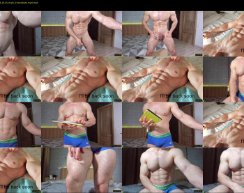 adam_muscle_ — 121 minute Chaturbate male cam show recording, 720p, Mar 19, 2023