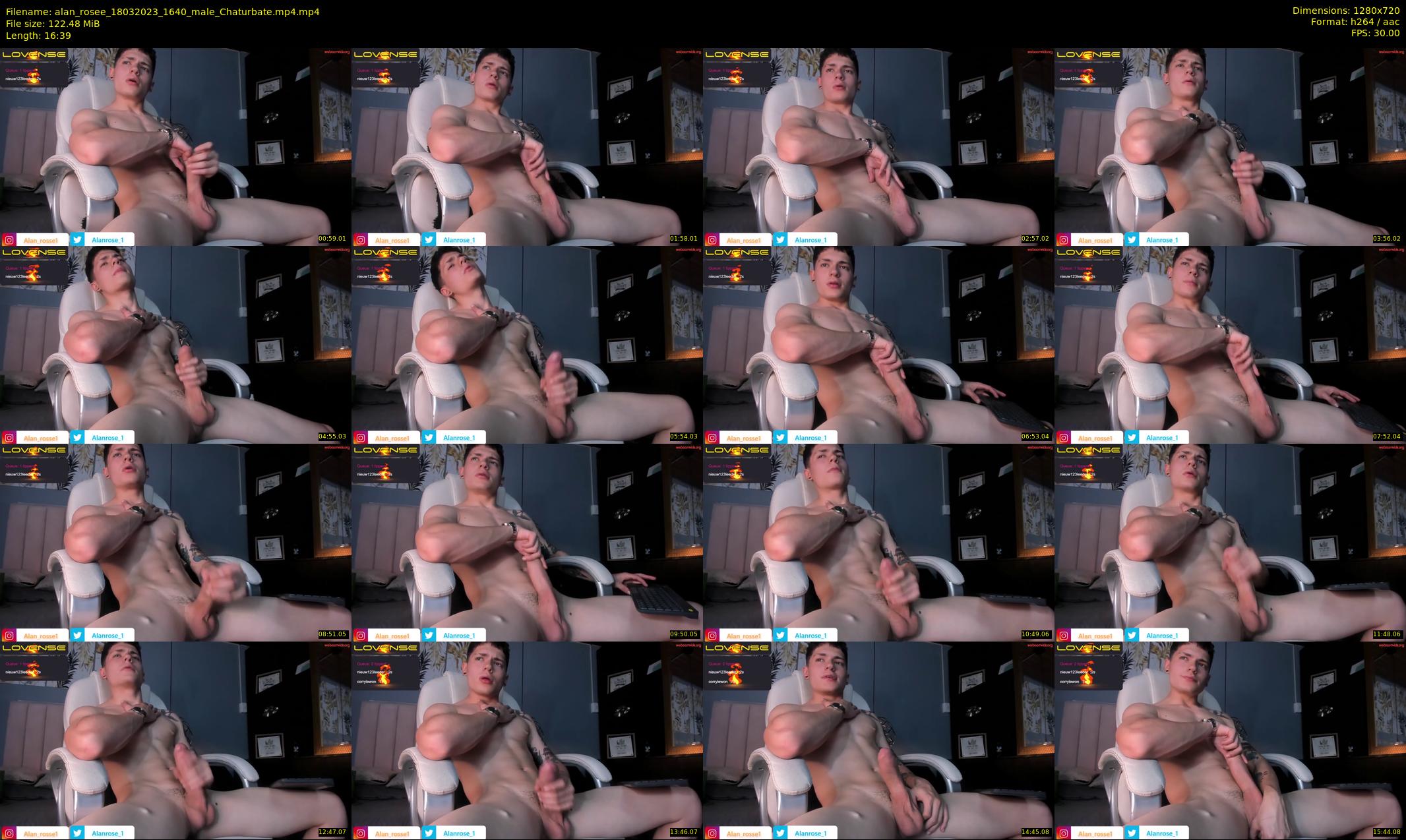 alan_rosee — 17 minute Chaturbate male cam show recording, 720p, Mar 18, 2023