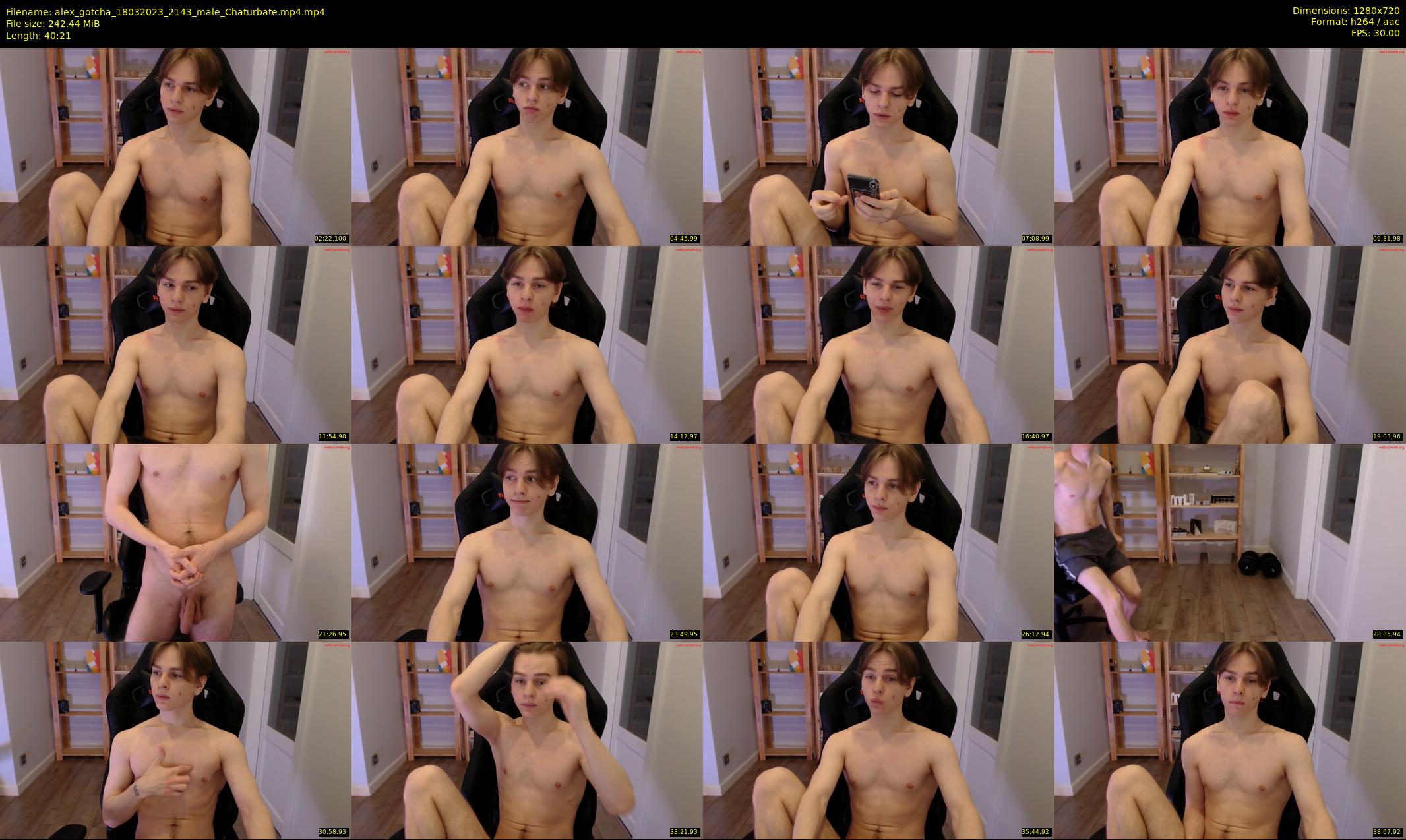 alex_gotcha — 41 minute Chaturbate male cam show recording, 720p, Mar 18, 2023